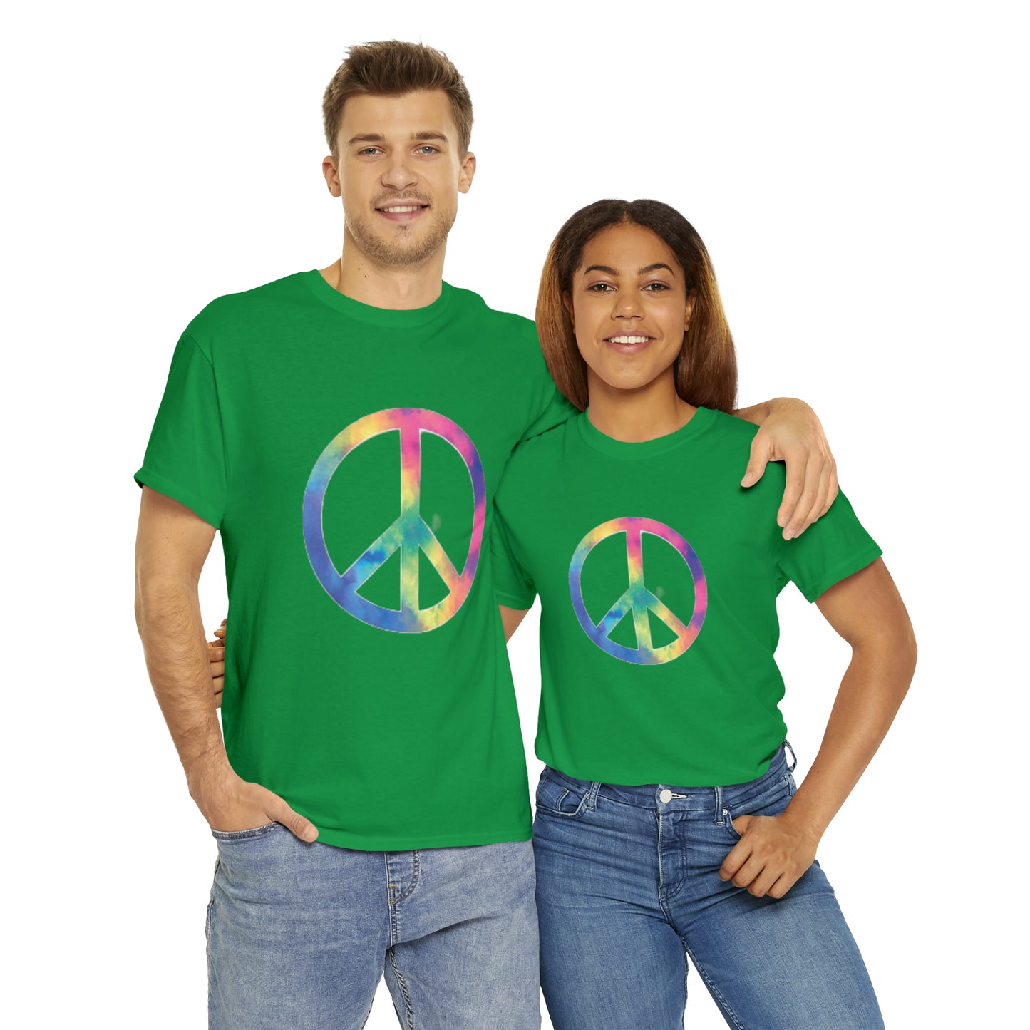 Peace- Unisex Heavy Cotton Tee
