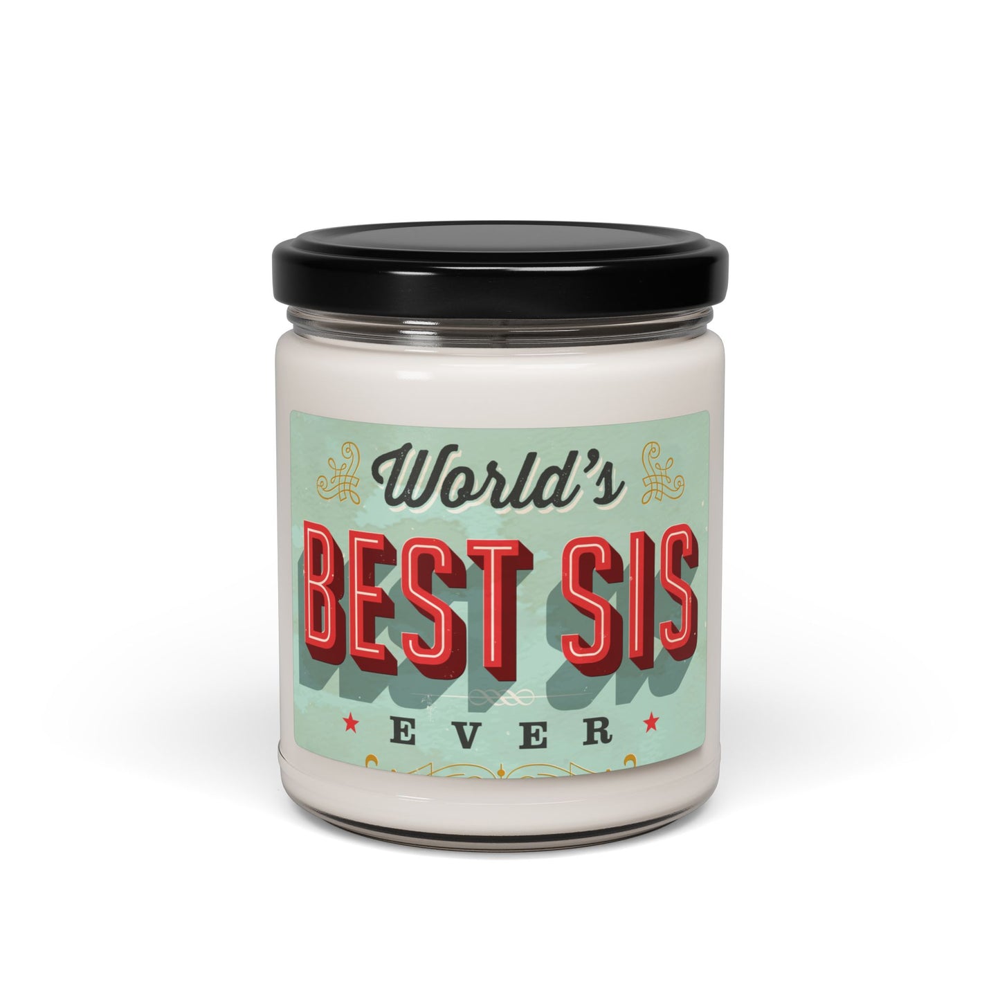 World’s best sis- Scented Soy Candle, 9oz