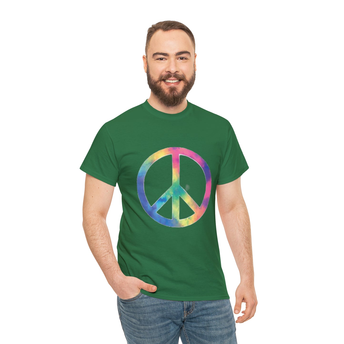 Peace- Unisex Heavy Cotton Tee