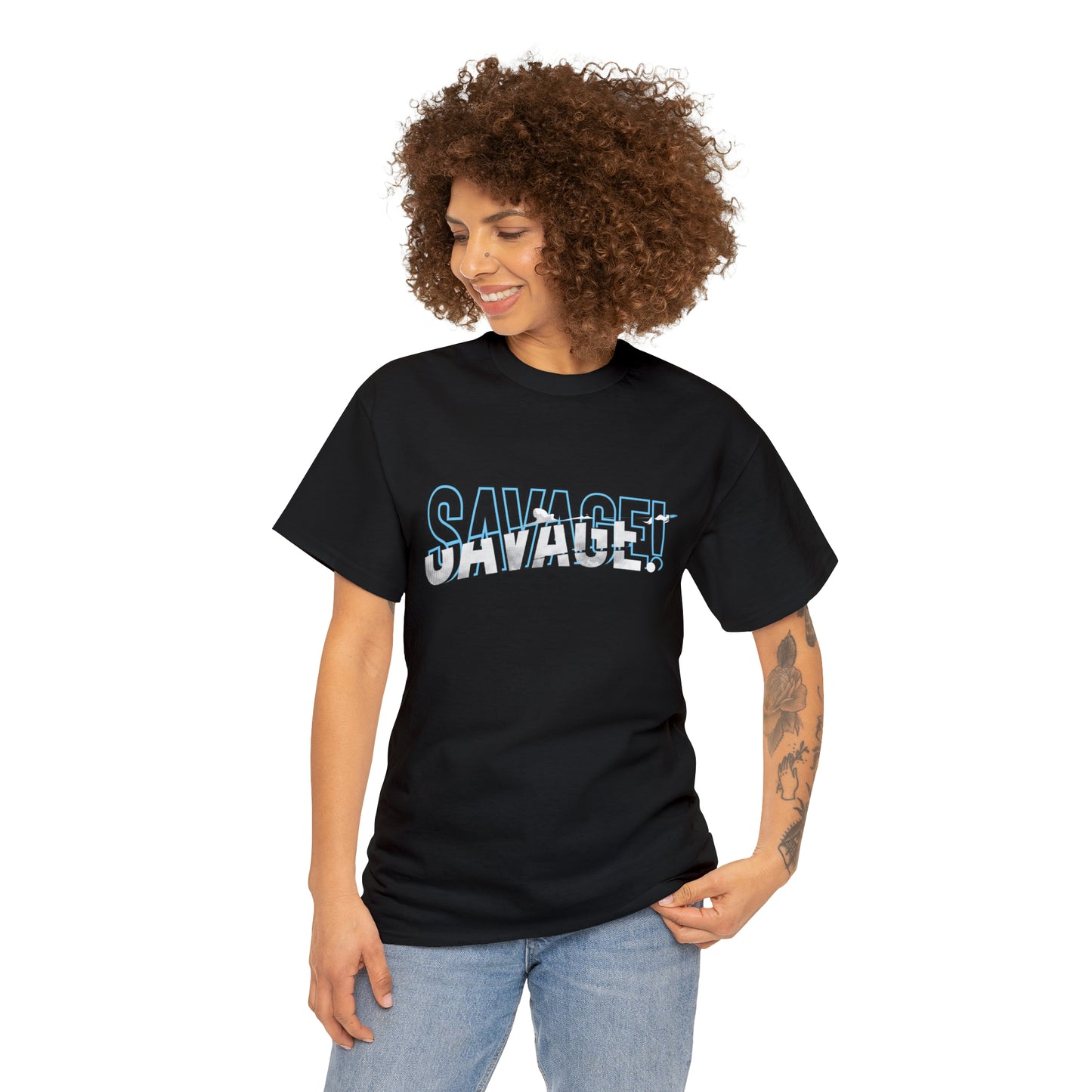 Savage- Heavy Cotton Tee