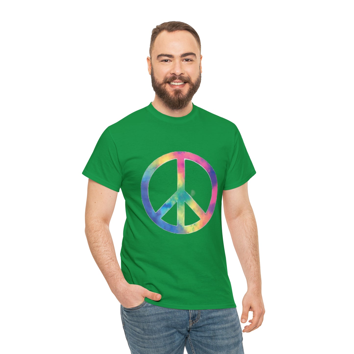 Peace- Unisex Heavy Cotton Tee