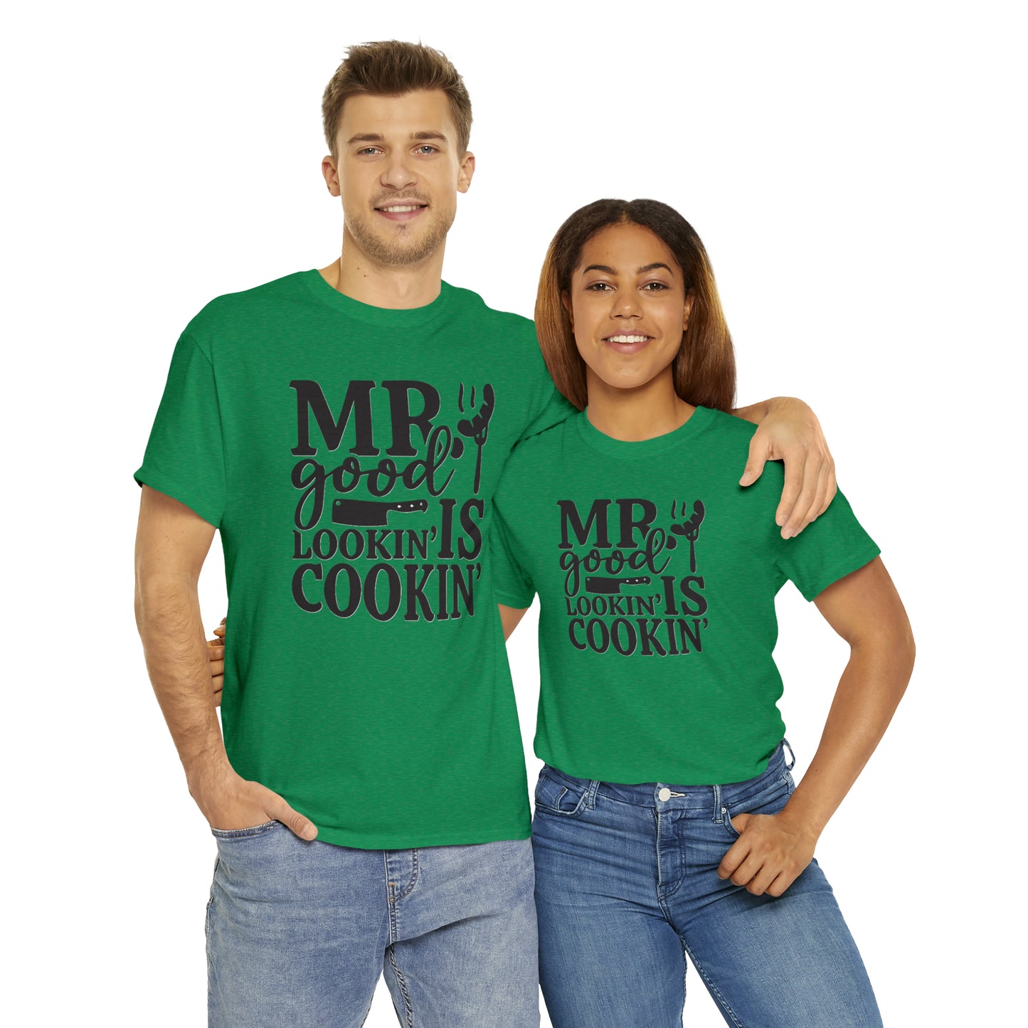 Mr good looking— Heavy Cotton Tee