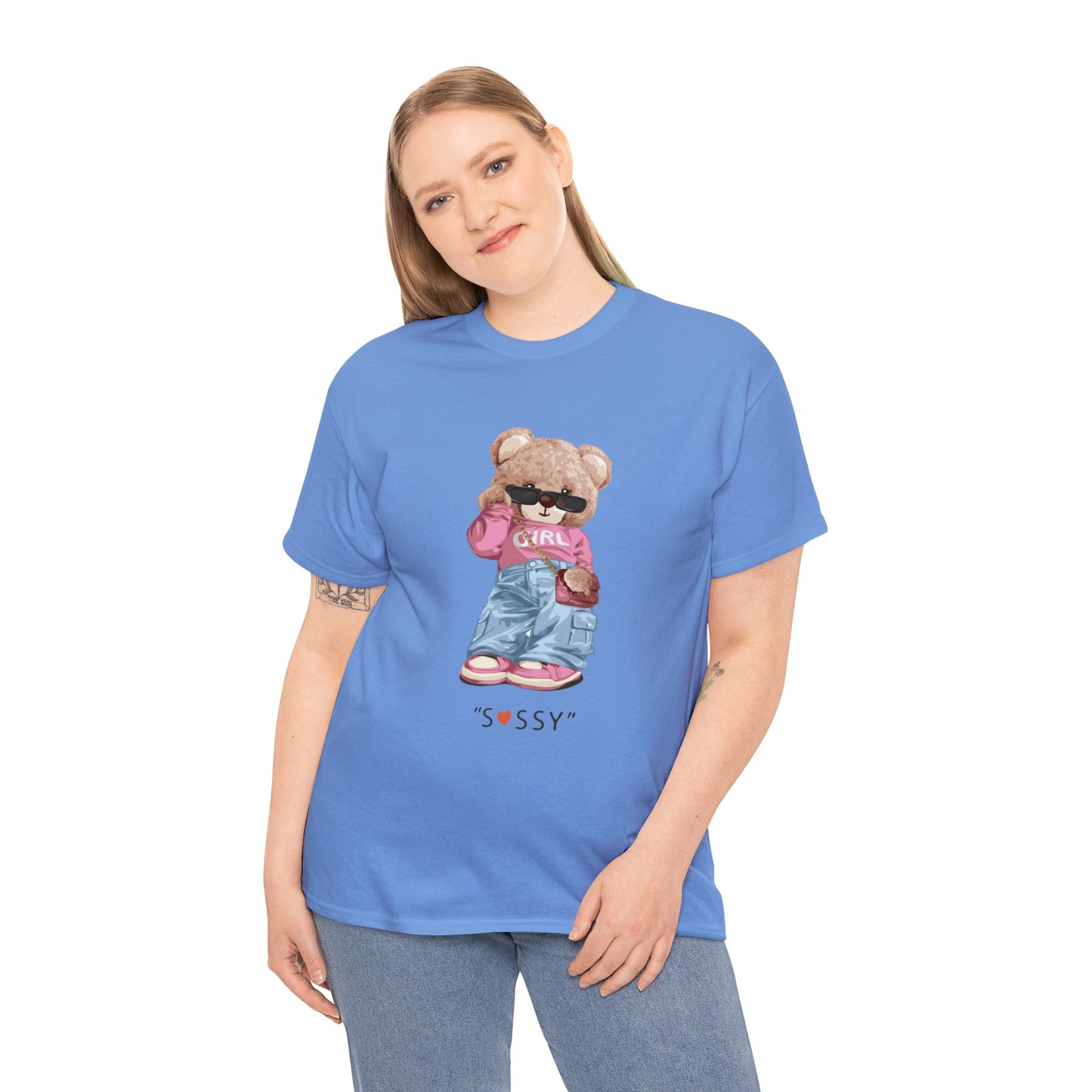 Sassy bear- Heavy Cotton Tee Shirt
