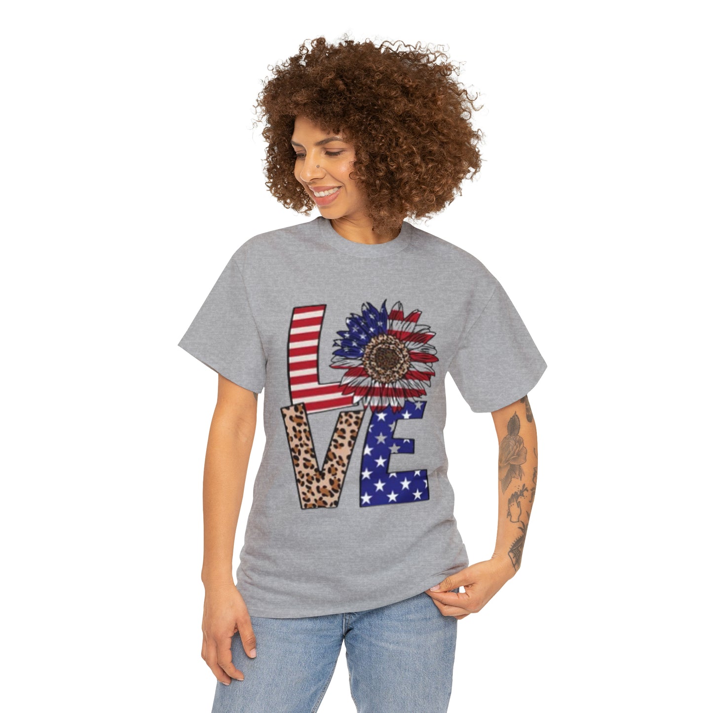 USA love- Heavy Cotton Tee