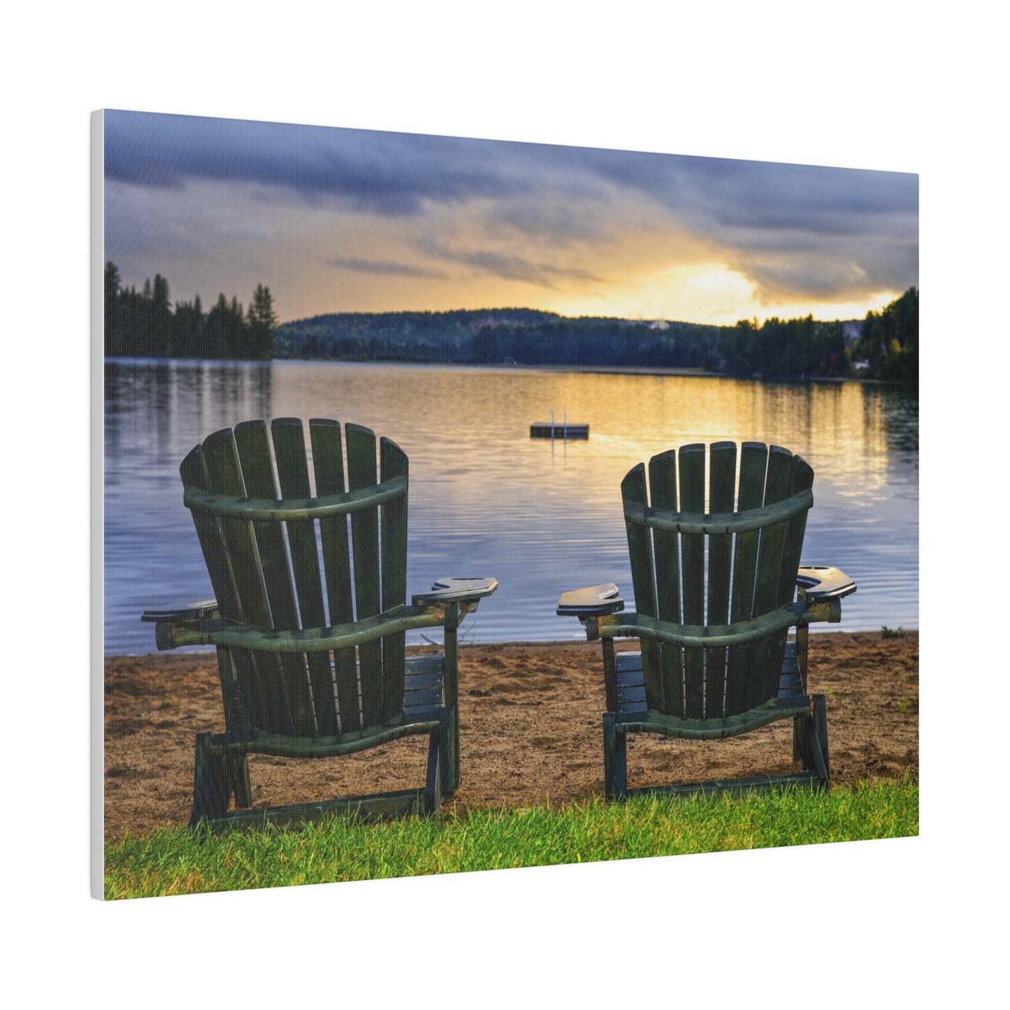 Adirondacks- beach- Matte Canvas, Stretched, 0.75"