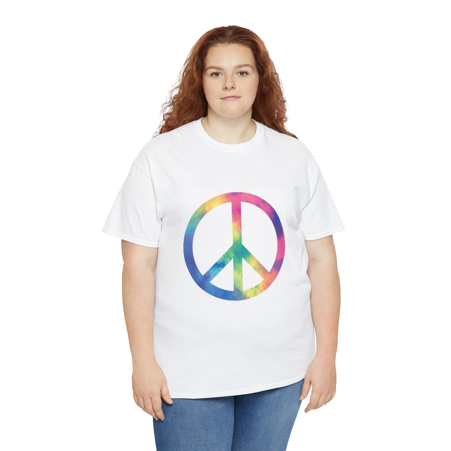 Peace- Unisex Heavy Cotton Tee