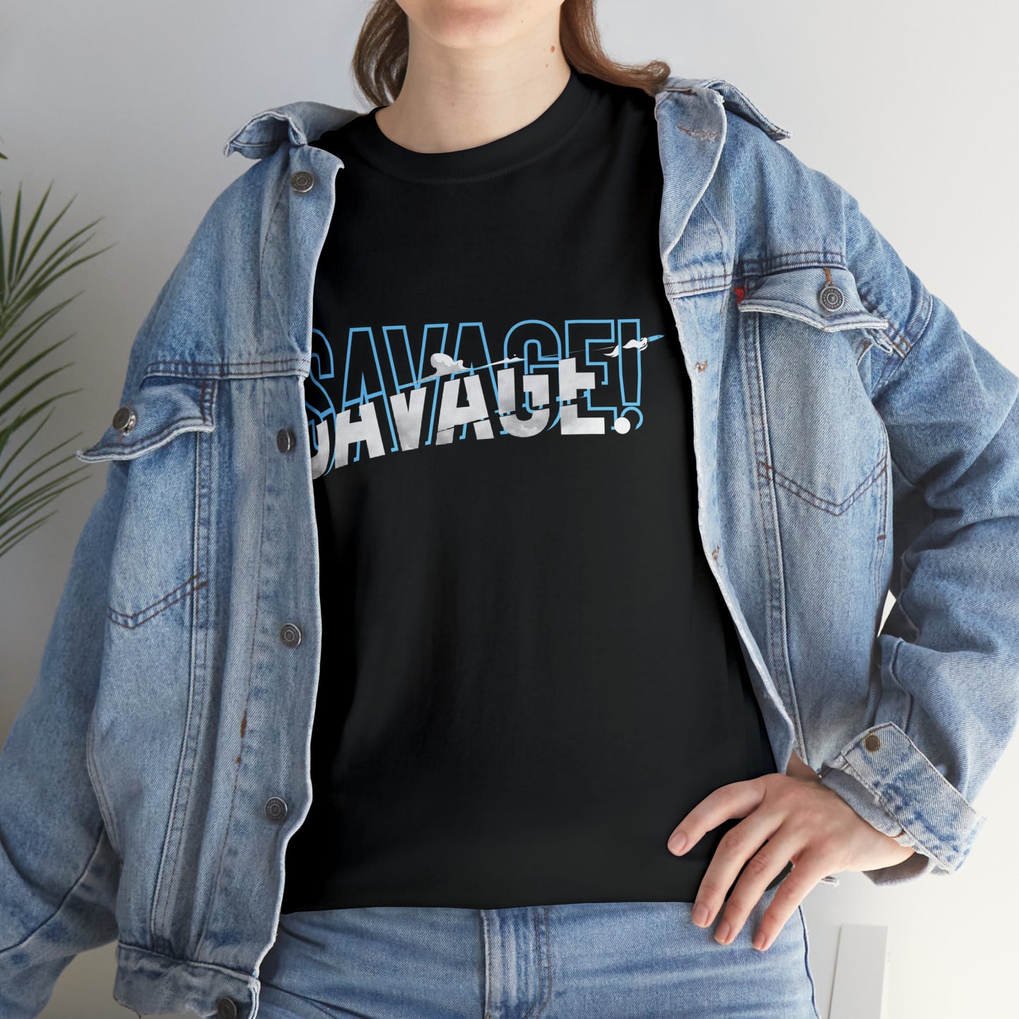 Savage- Heavy Cotton Tee