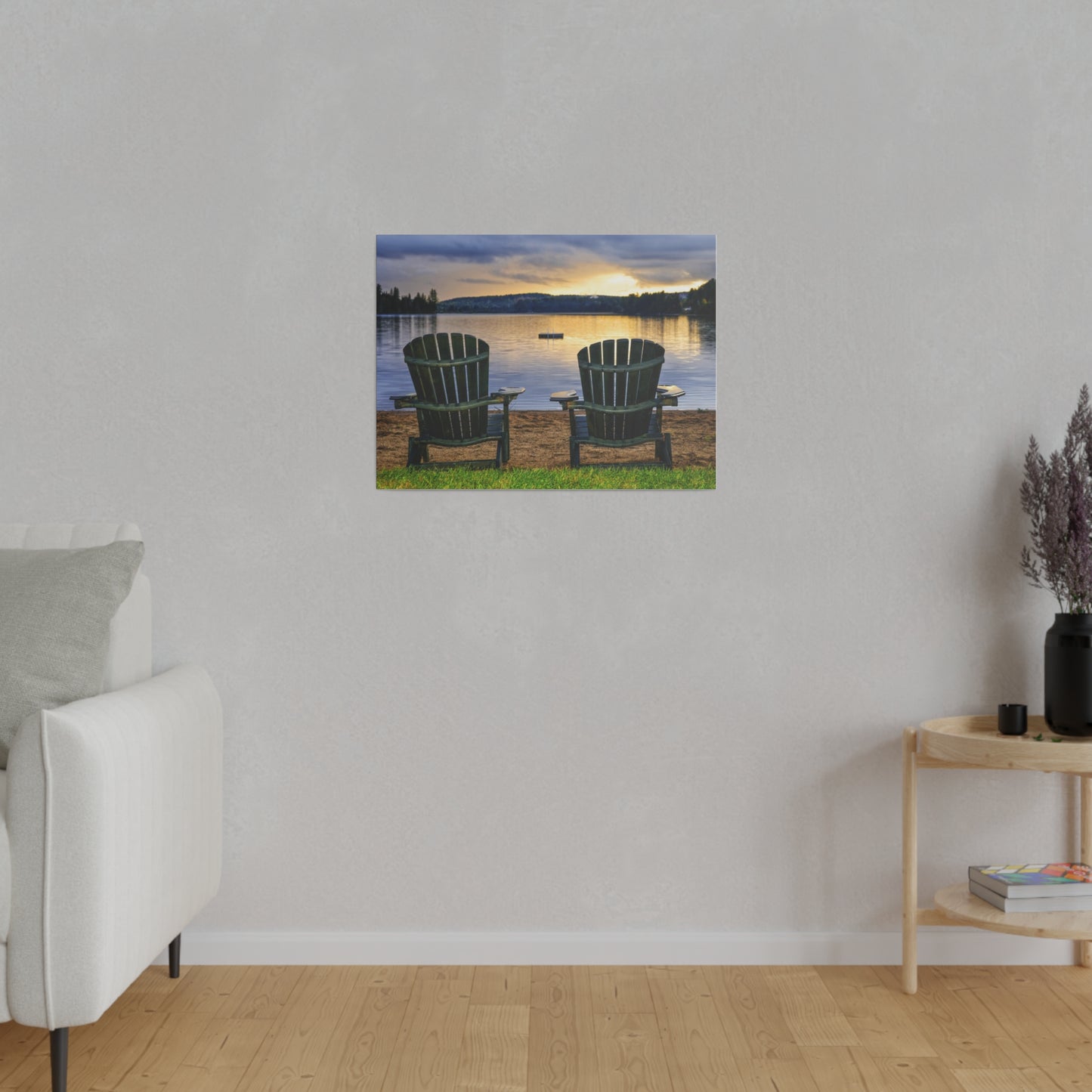 Adirondacks- beach- Matte Canvas, Stretched, 0.75"