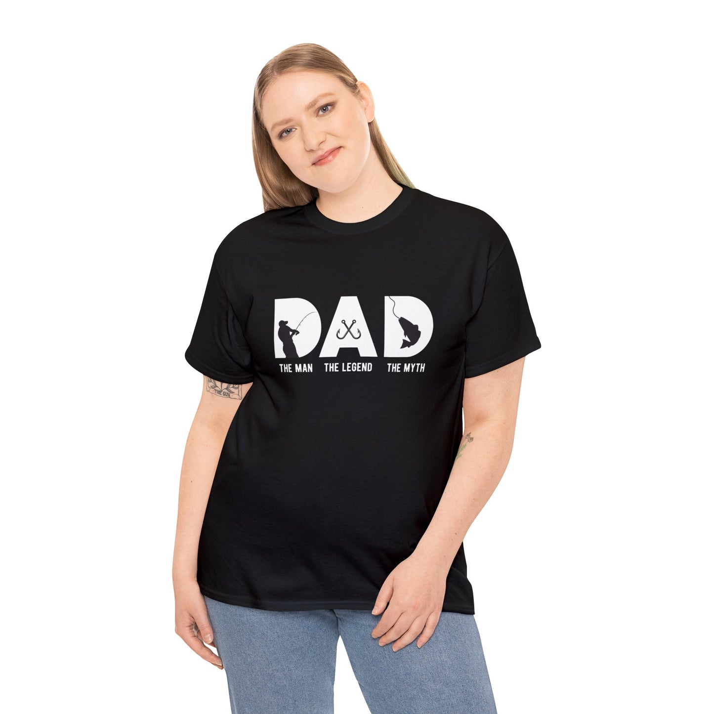 Fishing dad- Heavy Cotton Tee