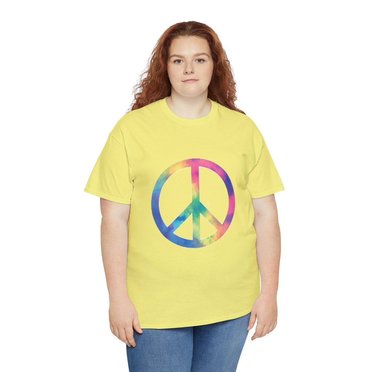Peace- Unisex Heavy Cotton Tee