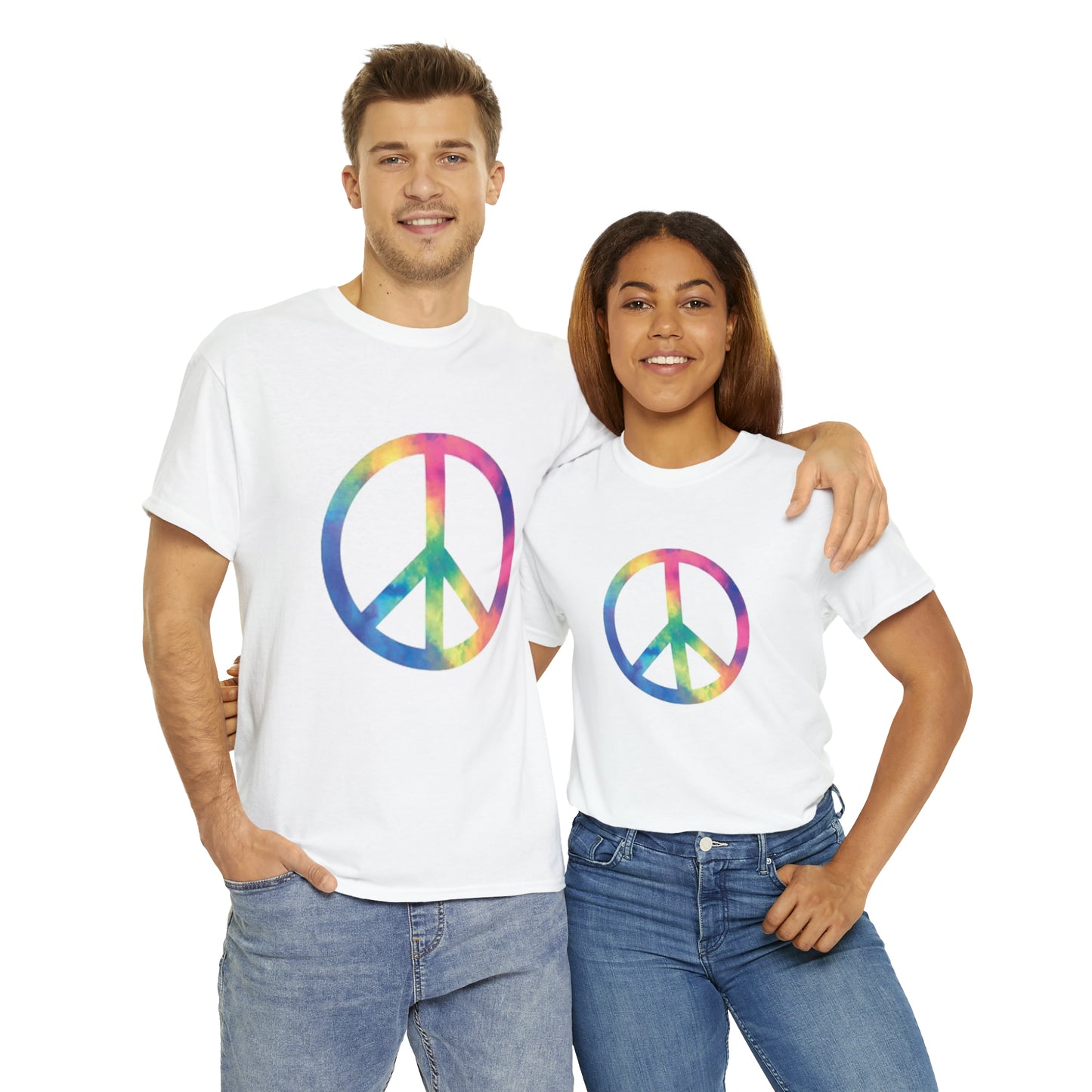 Peace- Unisex Heavy Cotton Tee