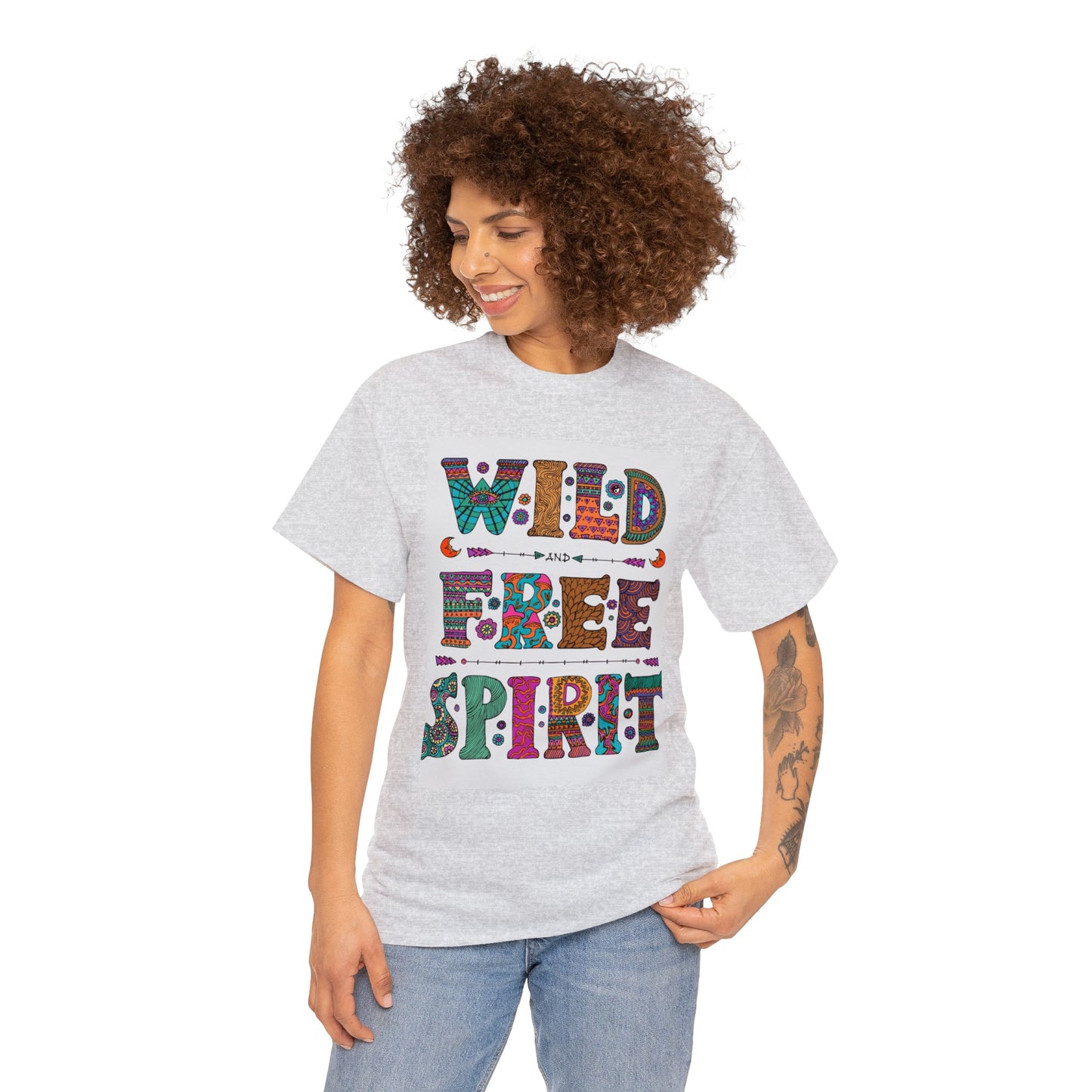 Wild free spirit- Heavy Cotton Tee Shirt