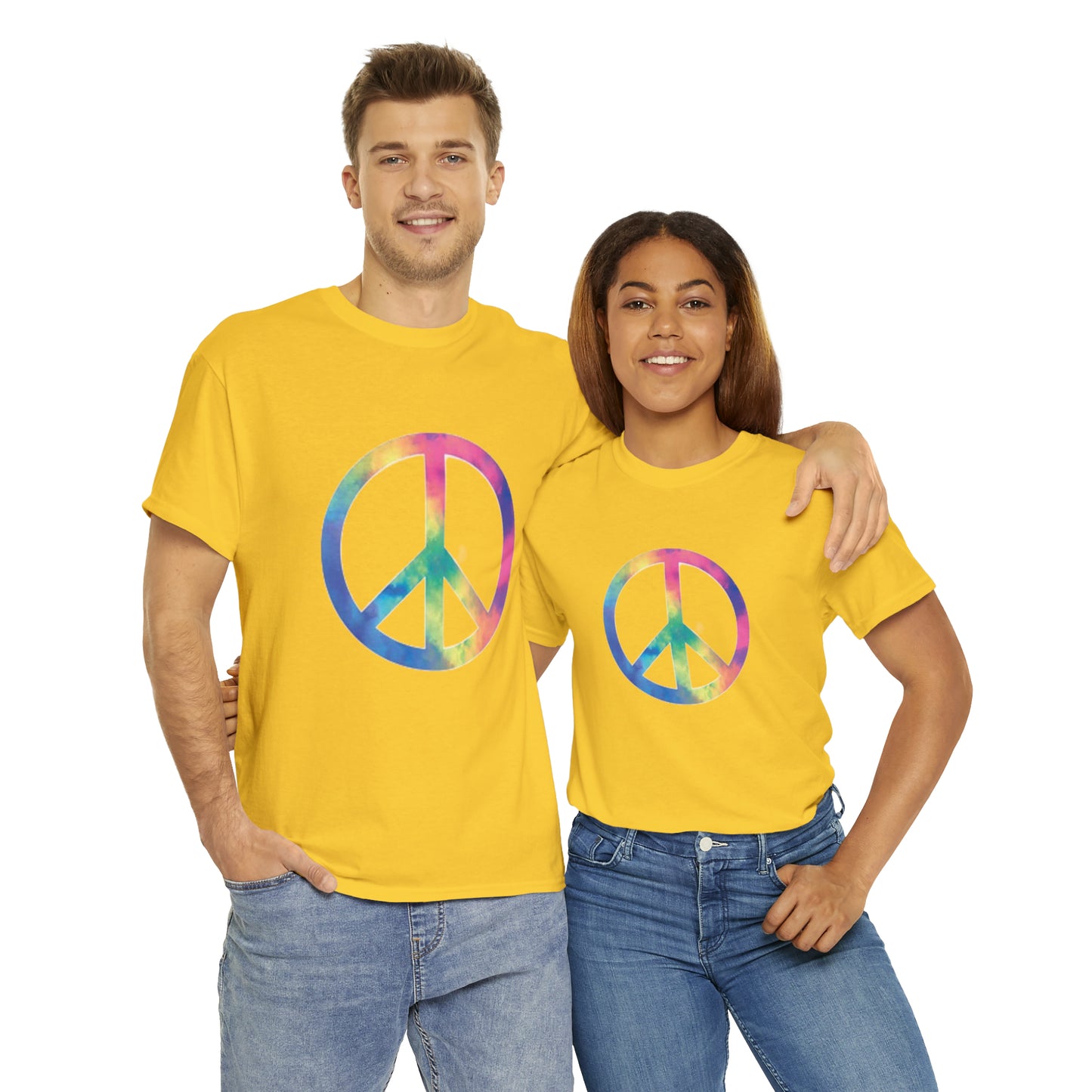 Peace- Unisex Heavy Cotton Tee