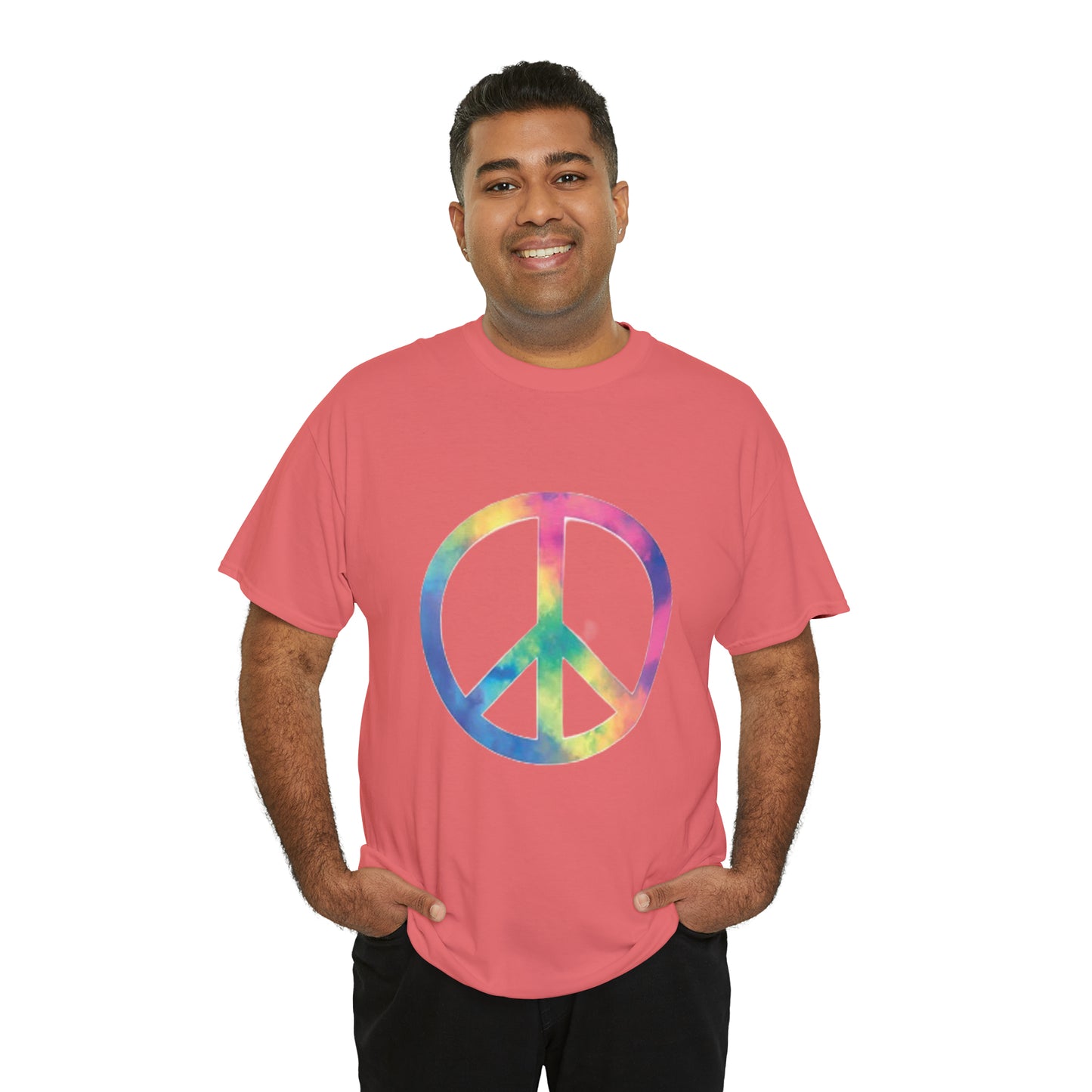 Peace- Unisex Heavy Cotton Tee