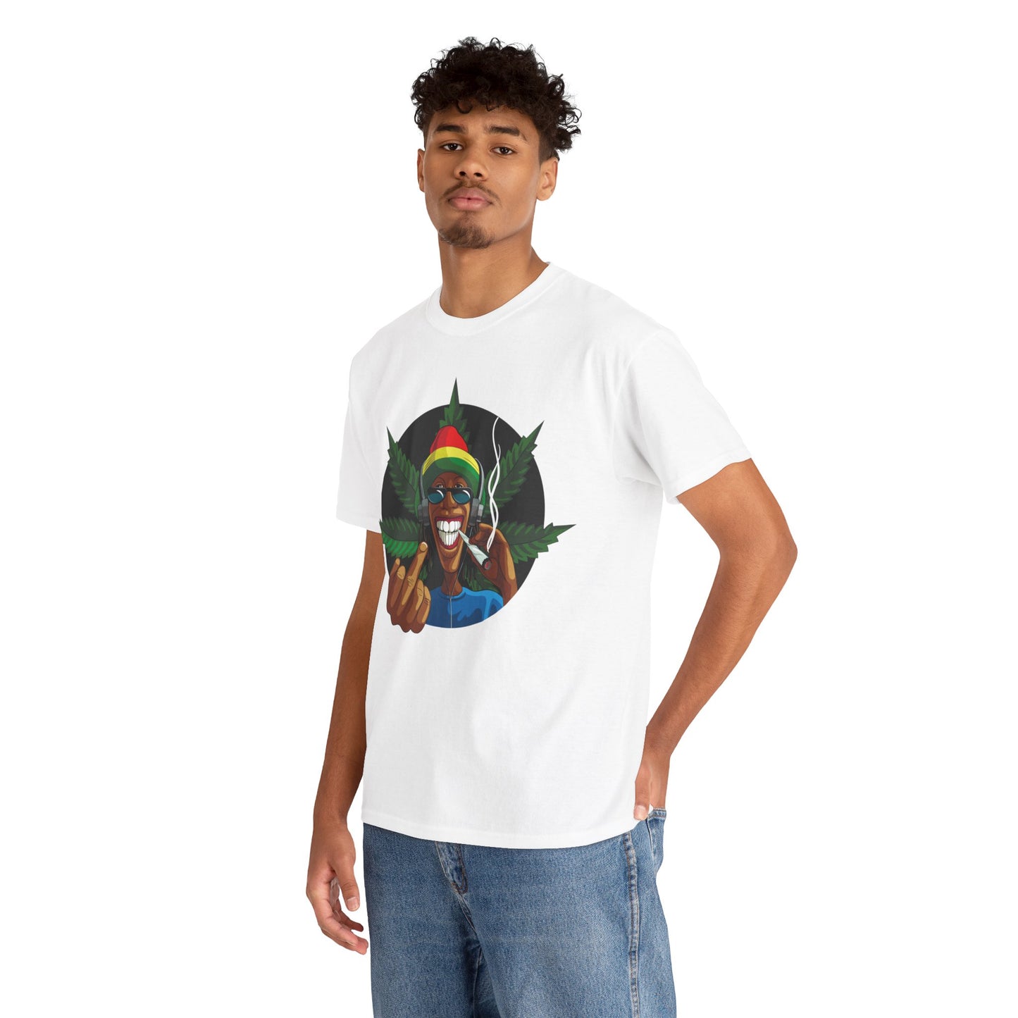Fu # weed- Unisex Heavy Cotton Tee shirt