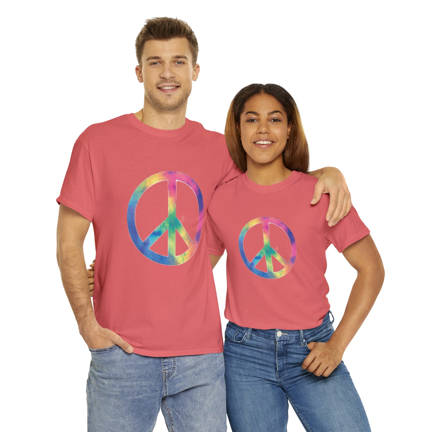 Peace- Unisex Heavy Cotton Tee