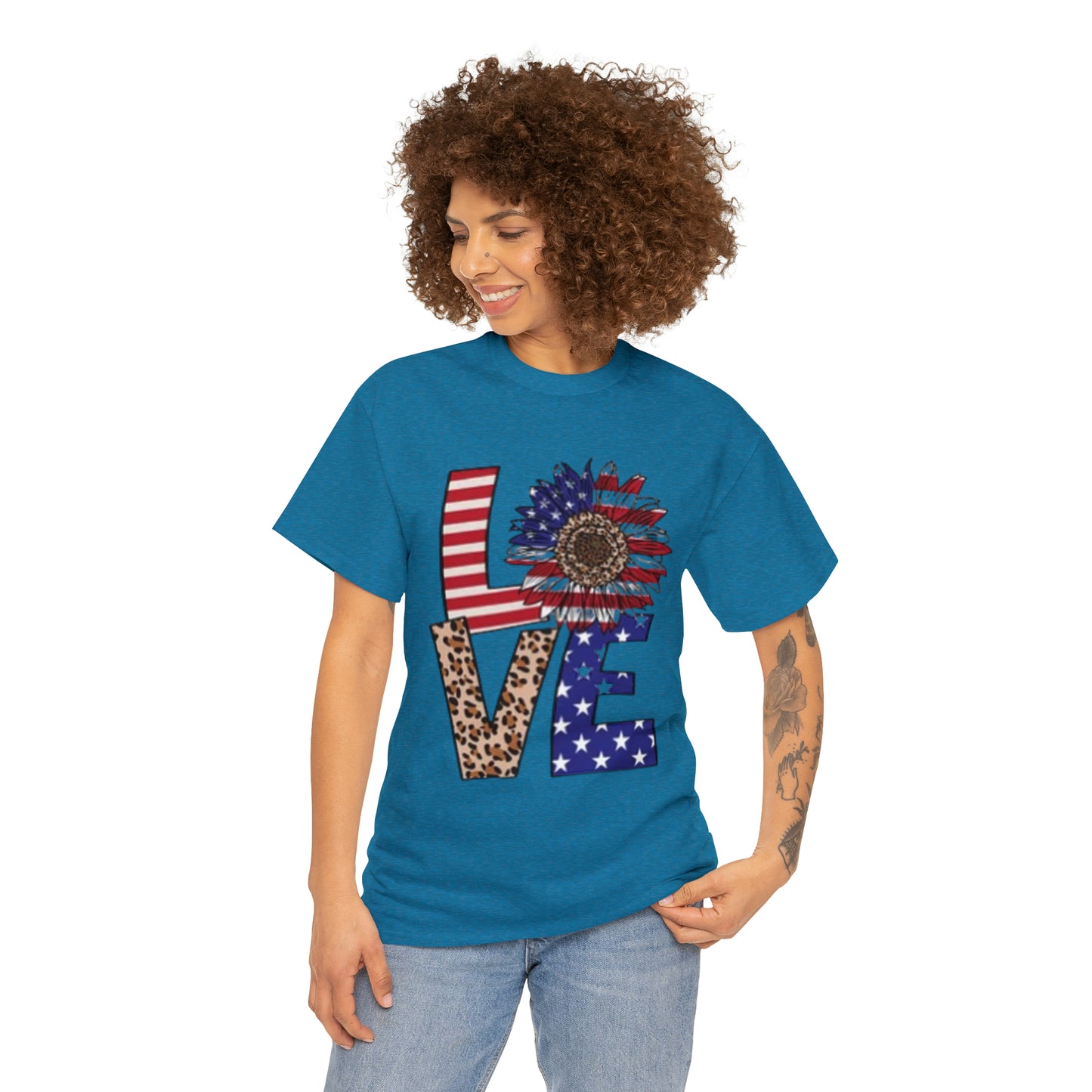 USA love- Heavy Cotton Tee