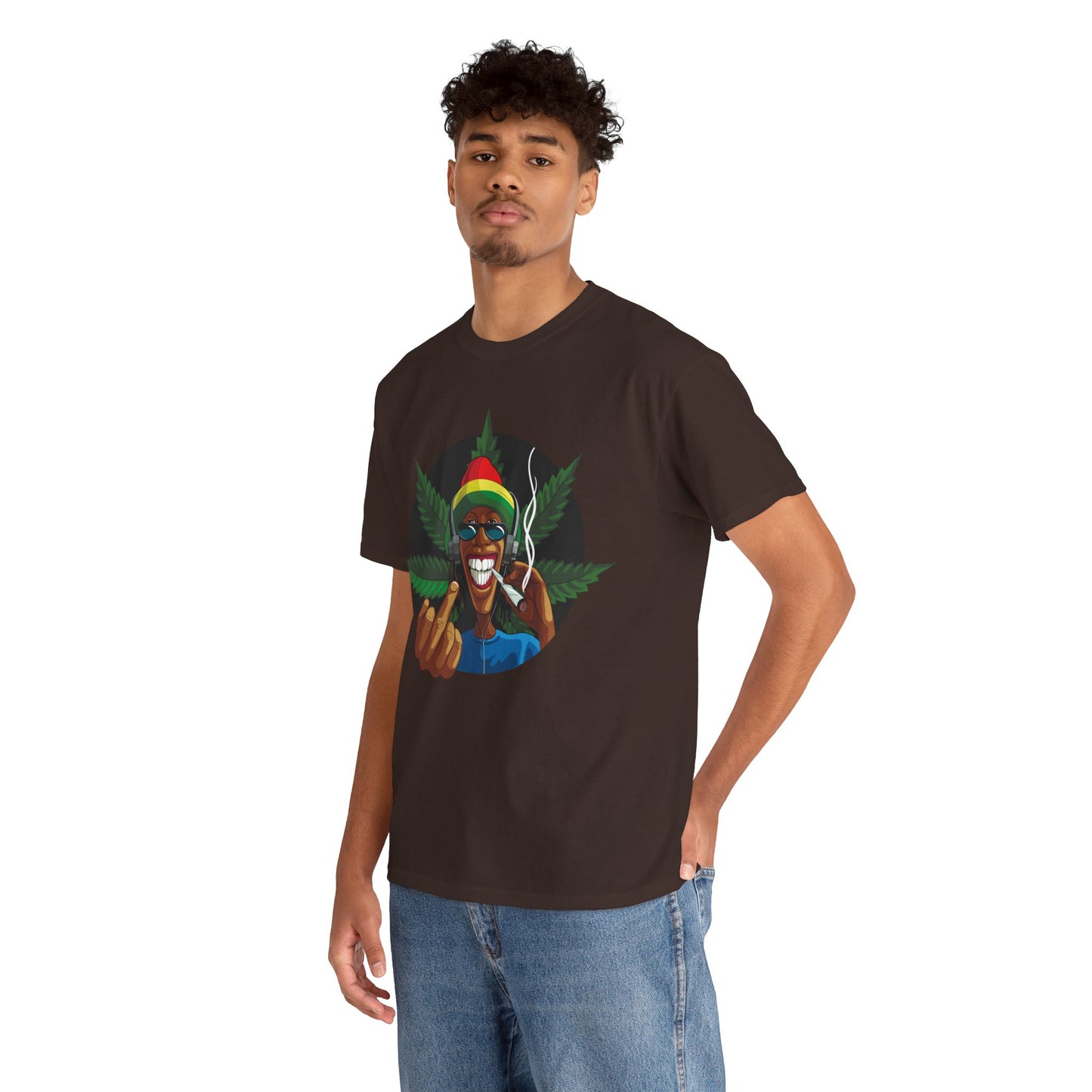 Fu # weed- Unisex Heavy Cotton Tee shirt