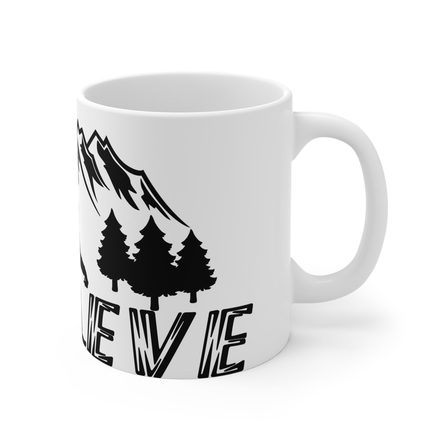 Adventure Awaits Bigfoot Mug - 11oz Mountain Design