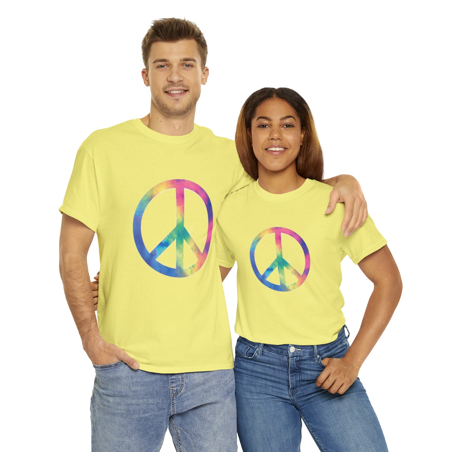 Peace- Unisex Heavy Cotton Tee