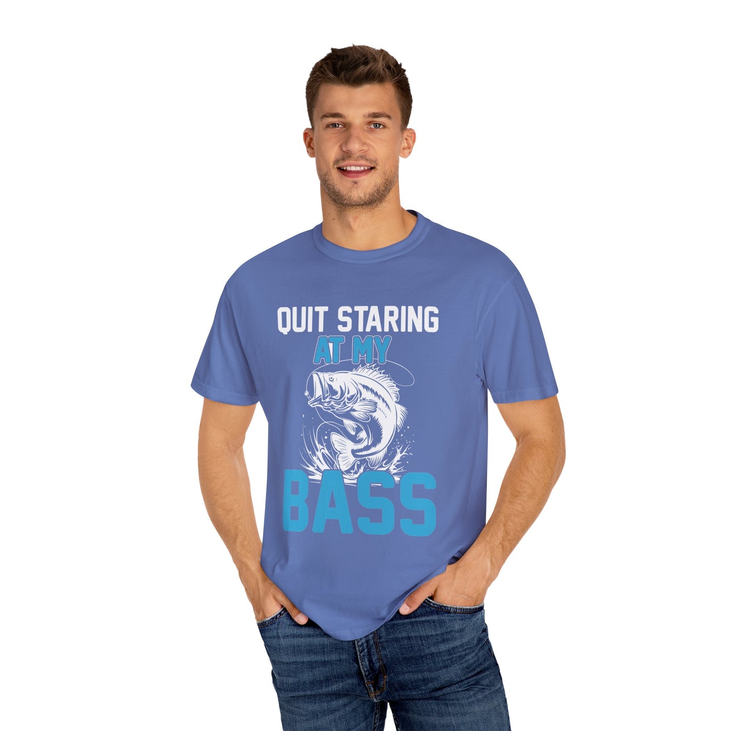 Fishing Enthusiast Graphic Tee, Funny Bass Fishing T-Shirt, Great for Outdoorsmen, Perfect Gift for Anglers, Unisex Beachwear