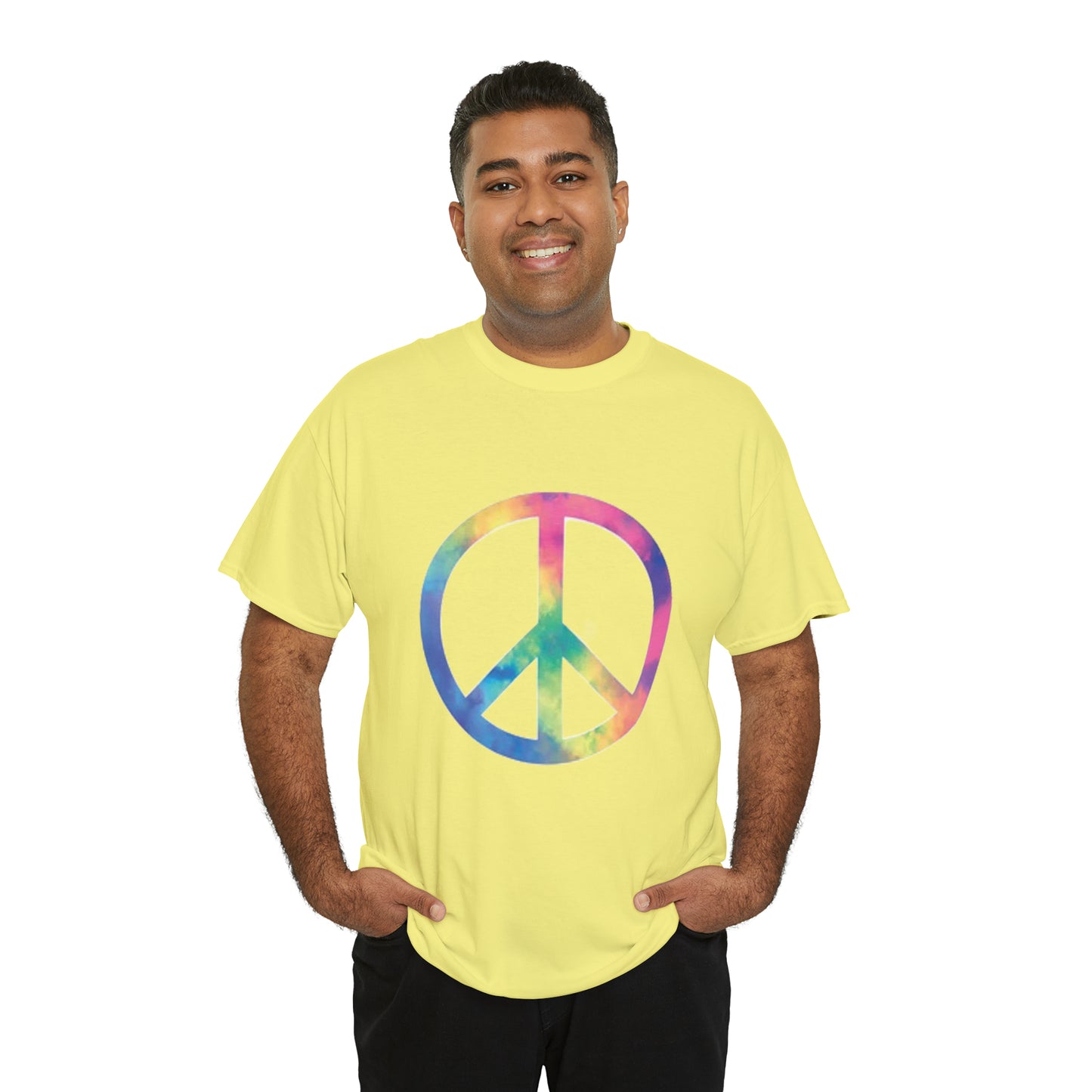 Peace- Unisex Heavy Cotton Tee