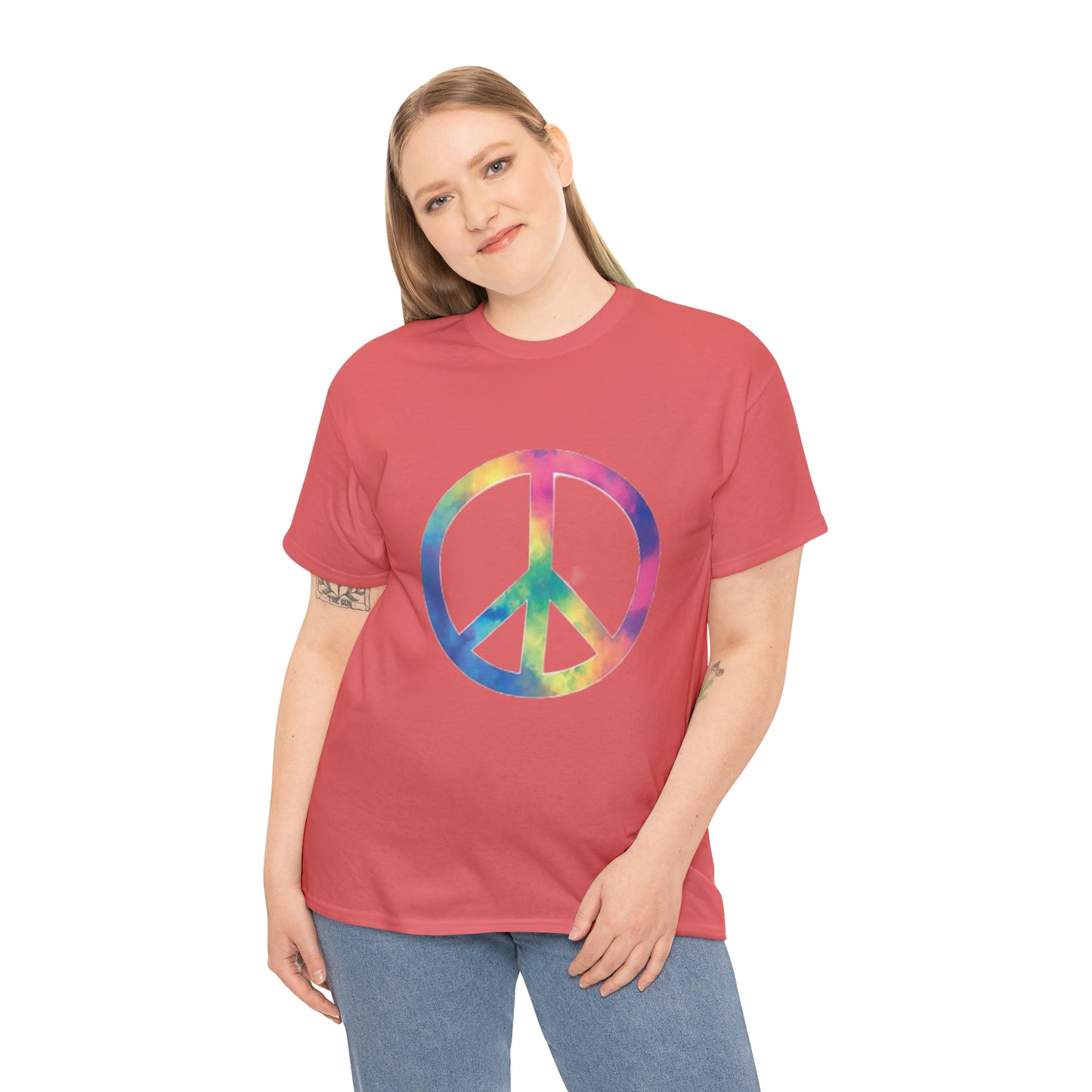 Peace- Unisex Heavy Cotton Tee