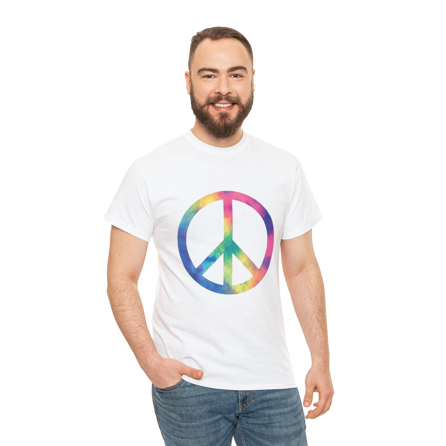 Peace- Unisex Heavy Cotton Tee