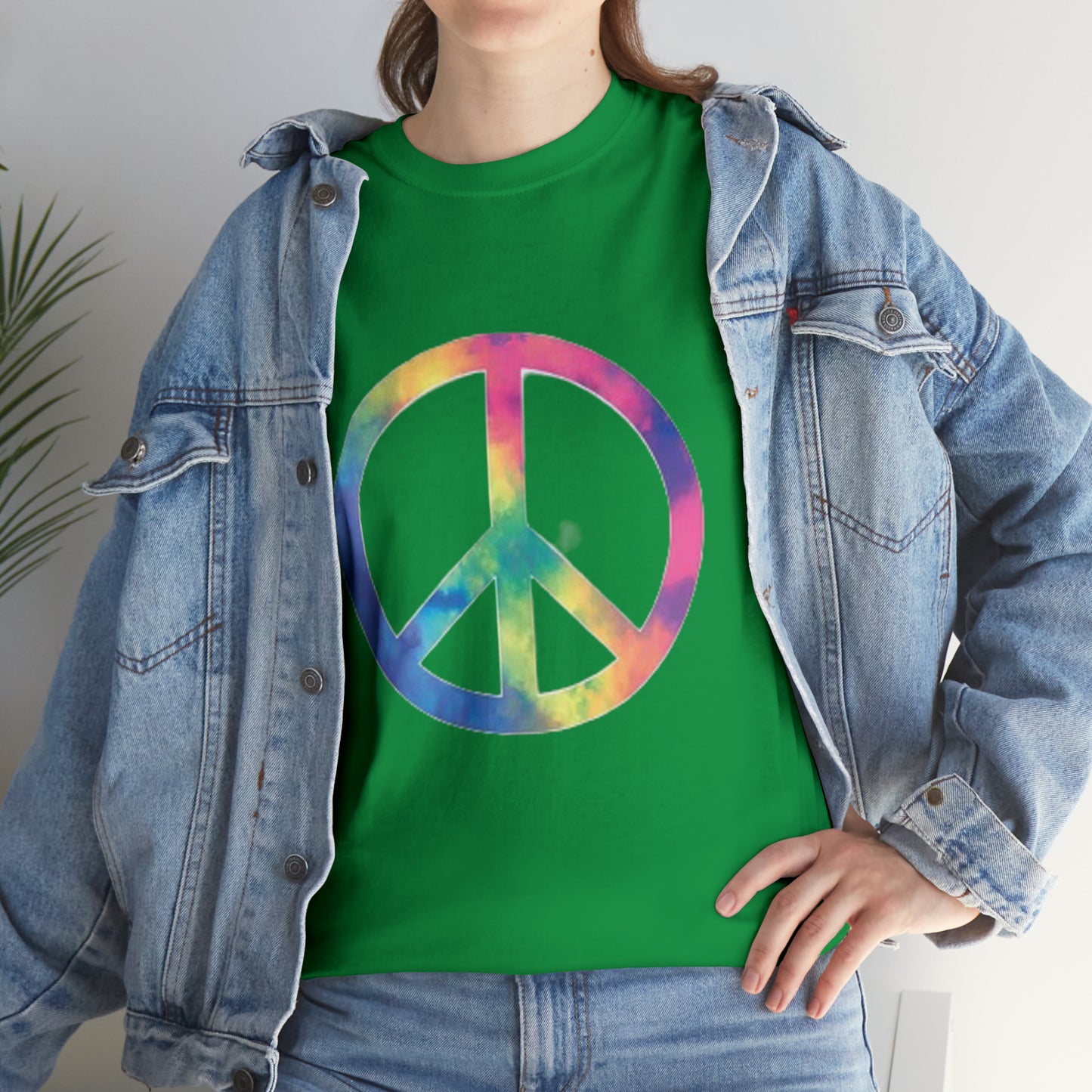Peace- Unisex Heavy Cotton Tee