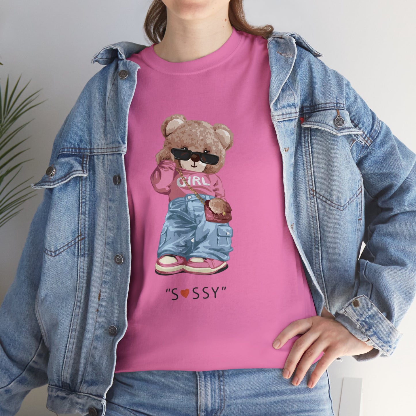 Sassy bear- Heavy Cotton Tee Shirt