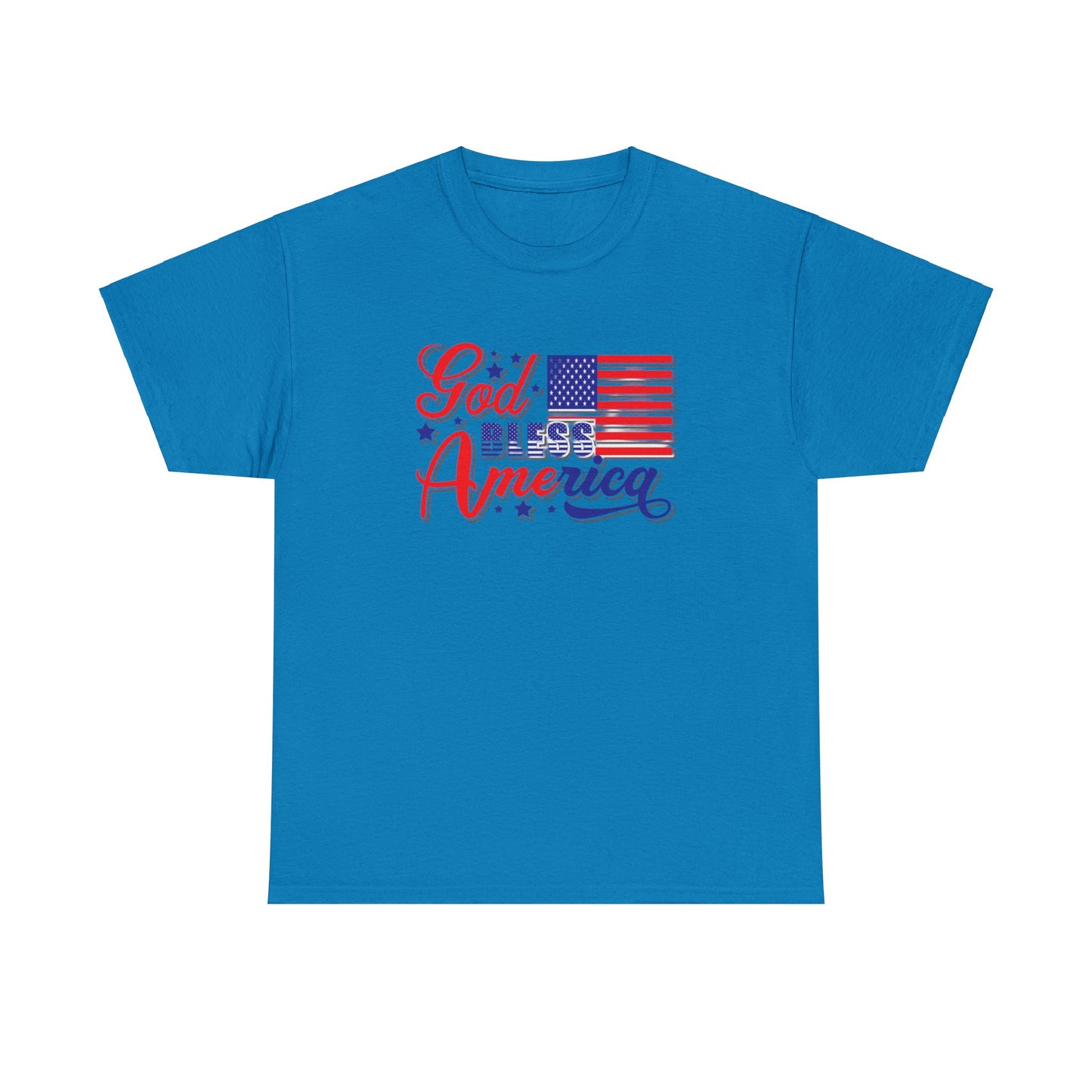 God bless America Heavy Cotton Tee shirt