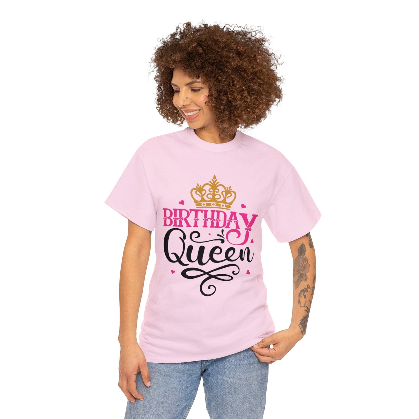 Birthday queen— Heavy Cotton Tee