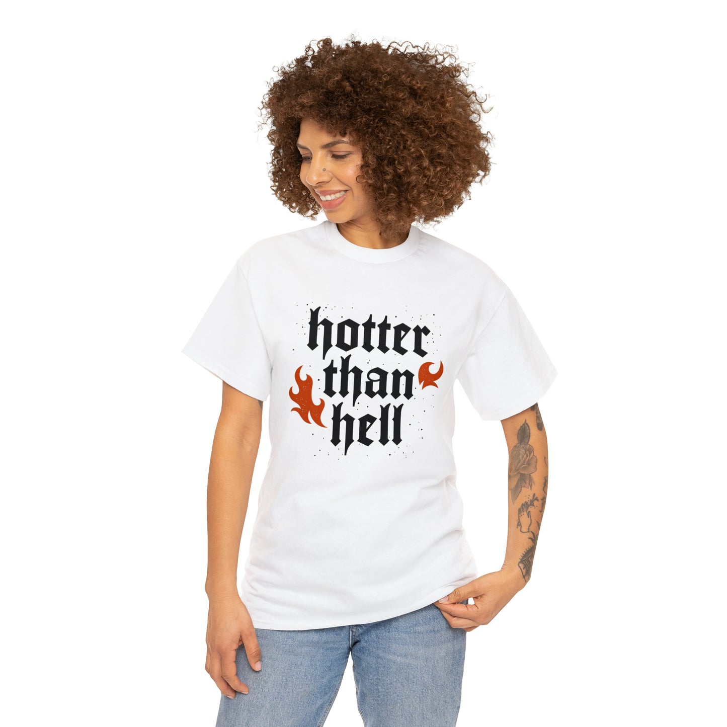 Hotter than hell- Unisex Heavy Cotton Tee