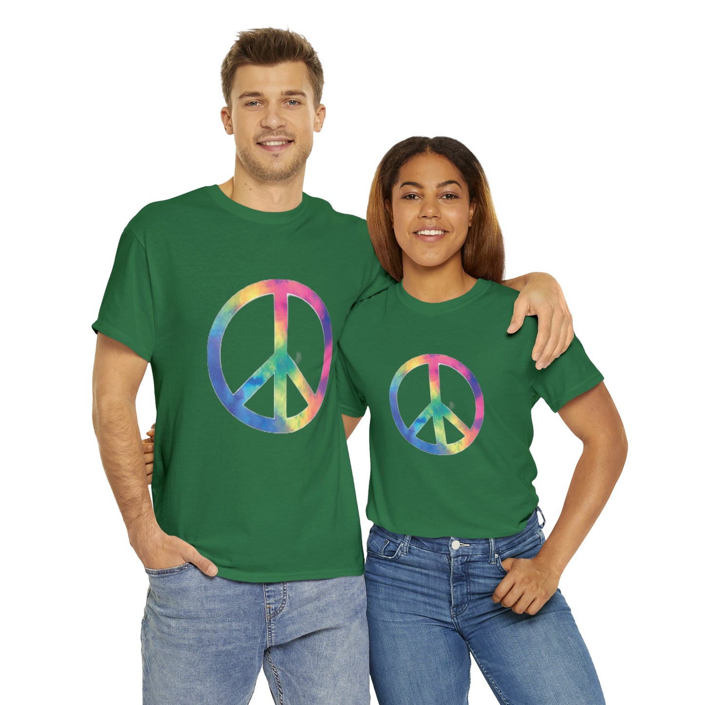 Peace- Unisex Heavy Cotton Tee