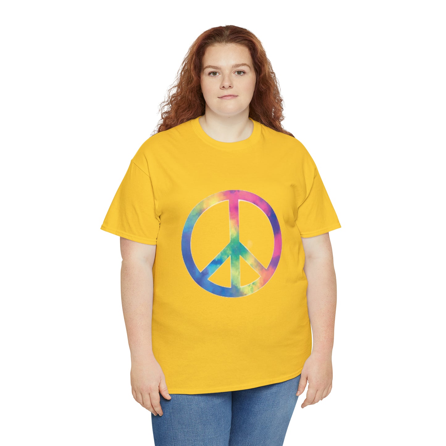 Peace- Unisex Heavy Cotton Tee