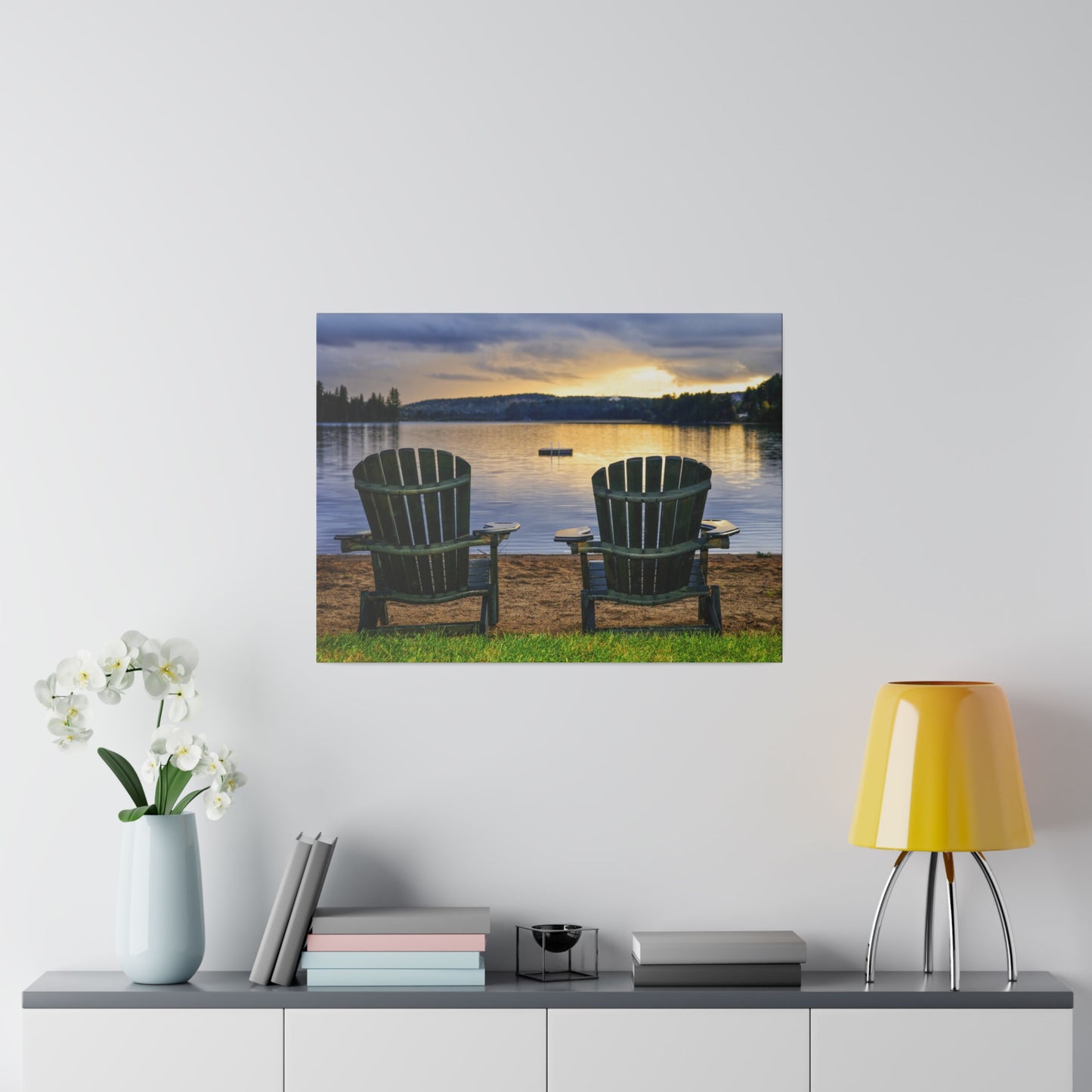 Adirondacks- beach- Matte Canvas, Stretched, 0.75"