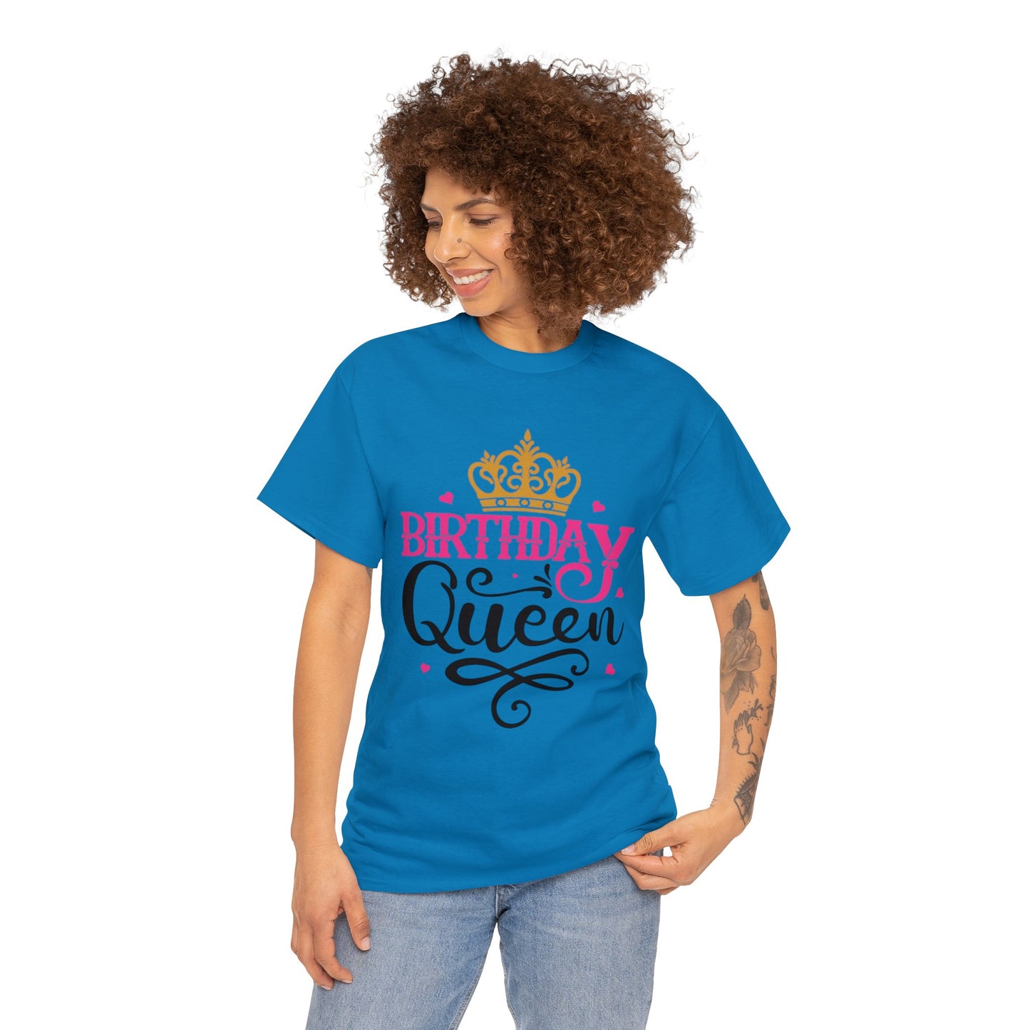 Birthday queen— Heavy Cotton Tee