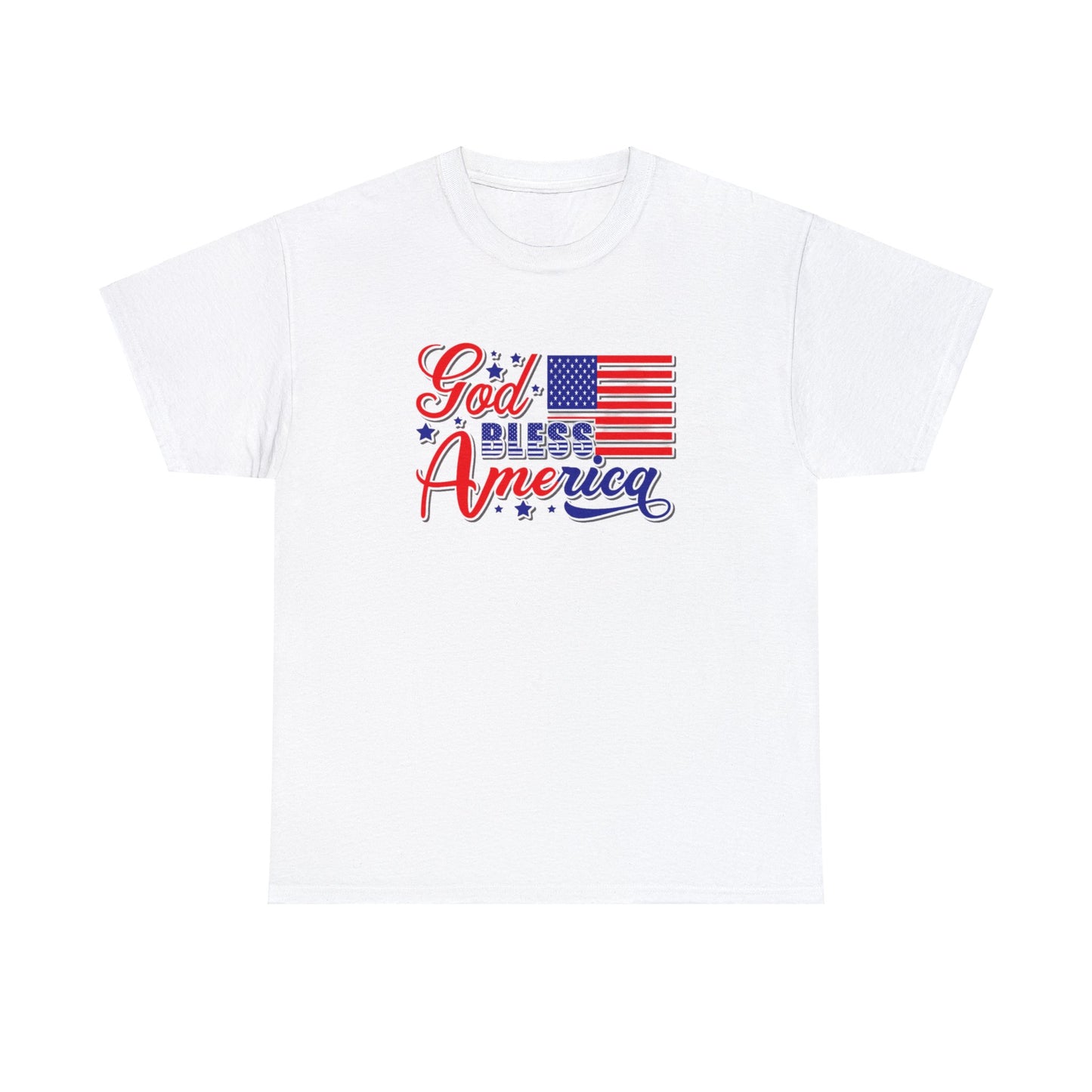 God bless America Heavy Cotton Tee shirt
