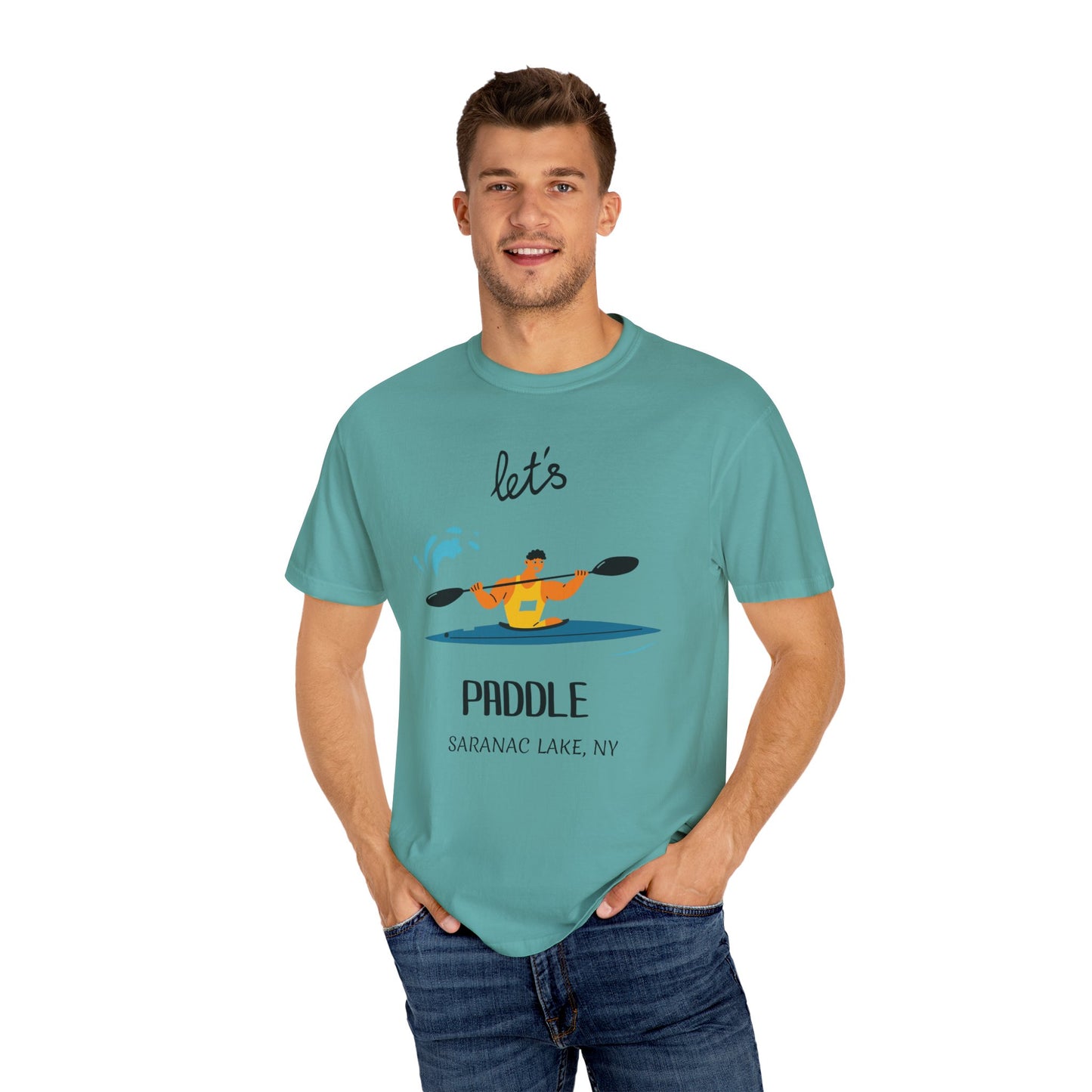 Kayaking T-Shirt - "Let's Paddle" unisex