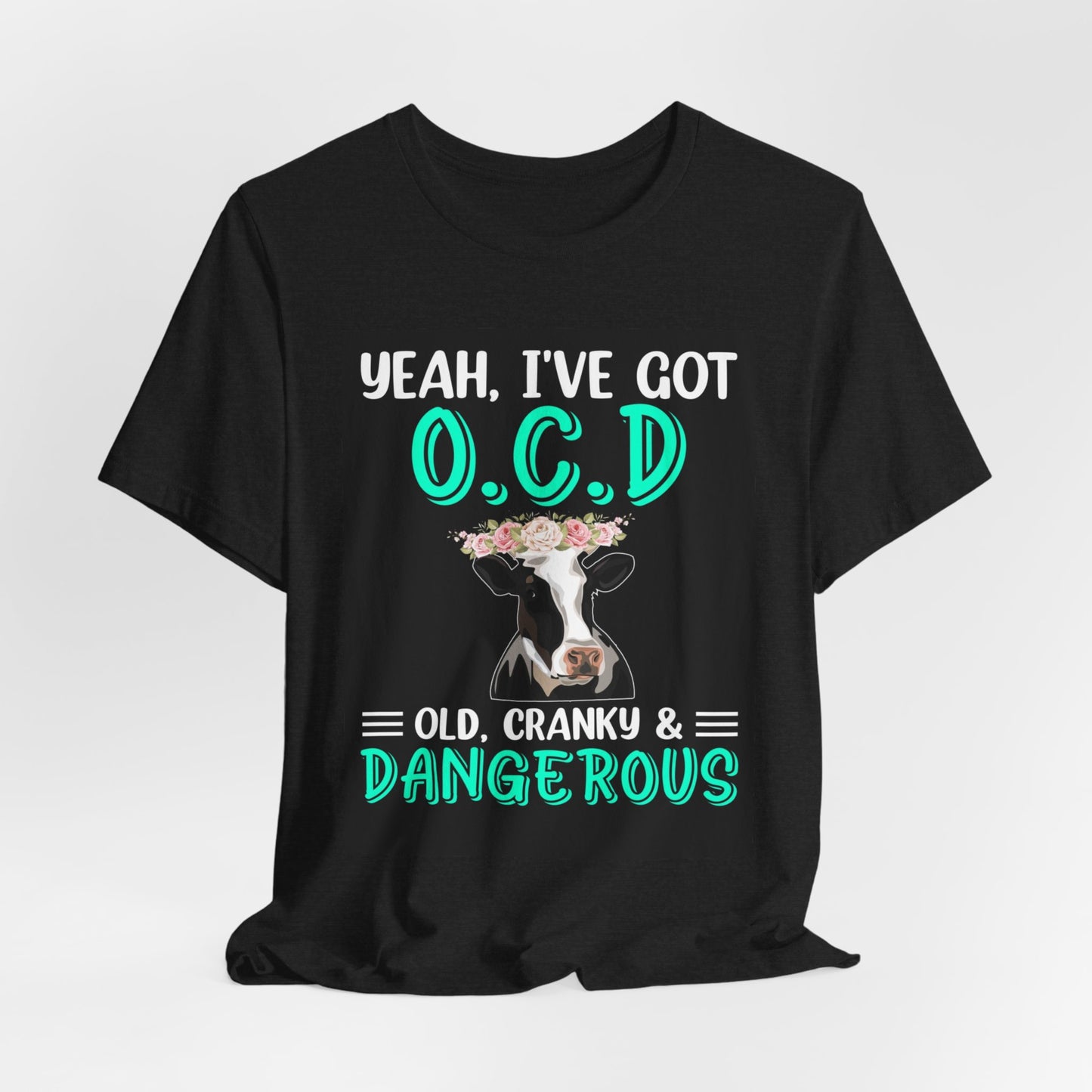 O.C.D- funny- Jersey Short Sleeve Tee shirt