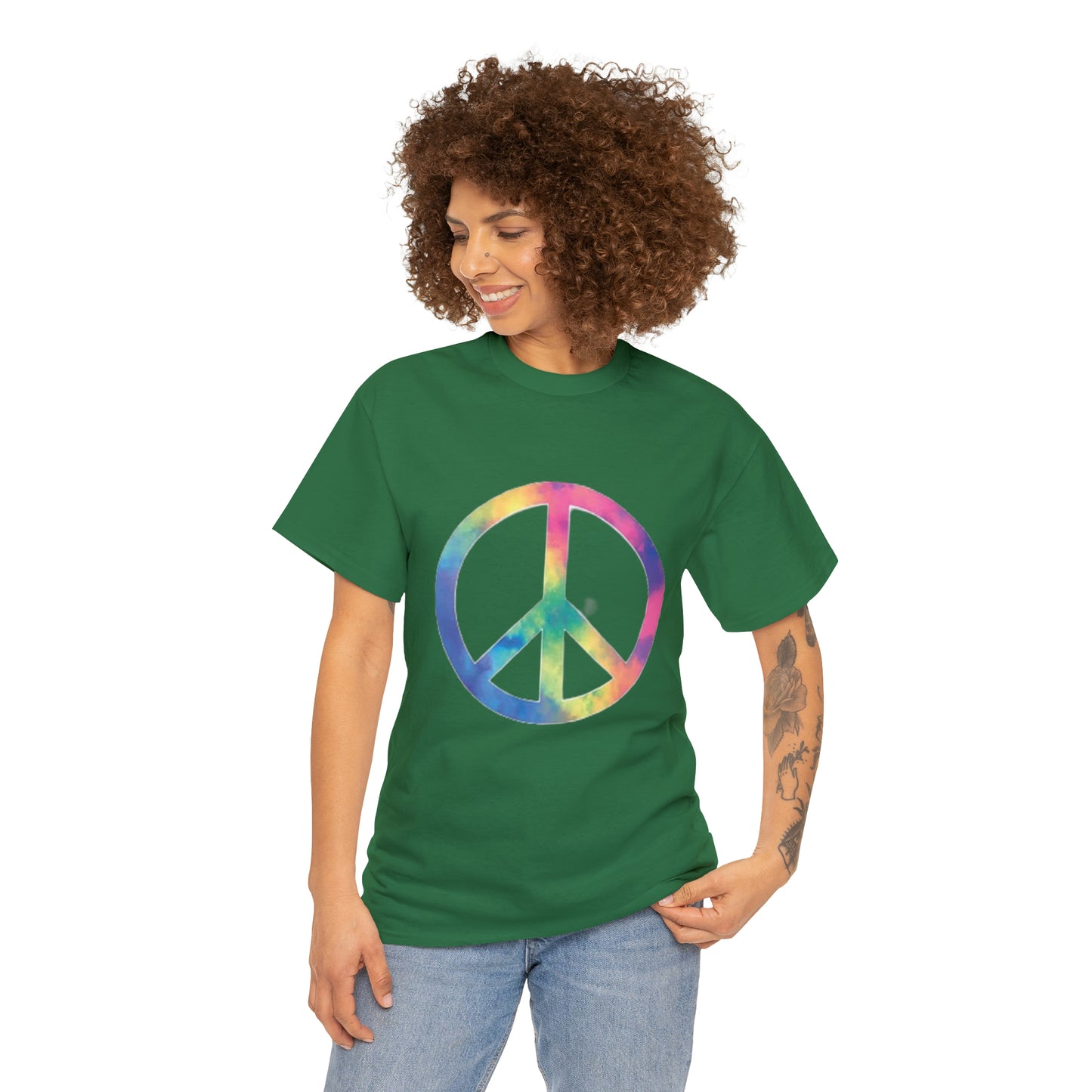 Peace- Unisex Heavy Cotton Tee