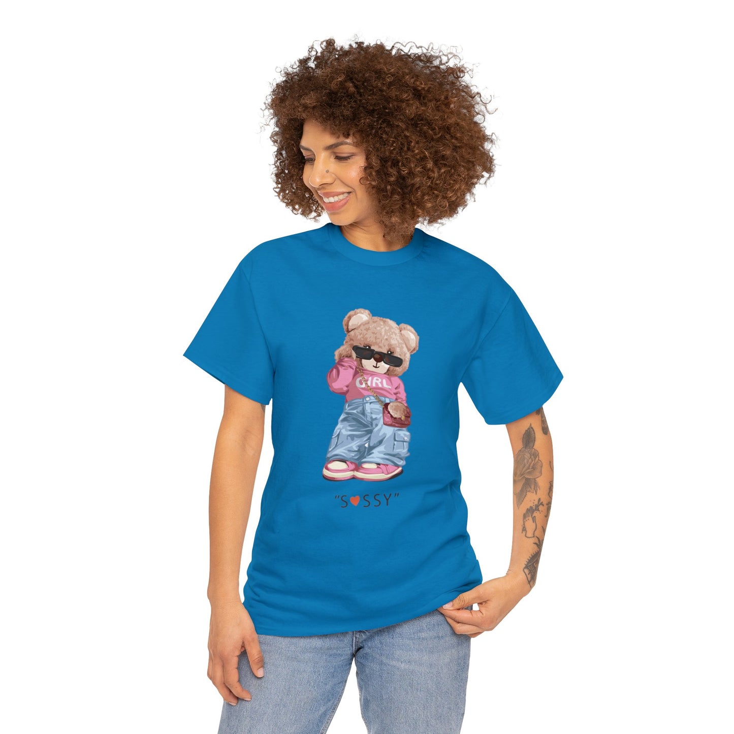 Sassy bear- Heavy Cotton Tee Shirt