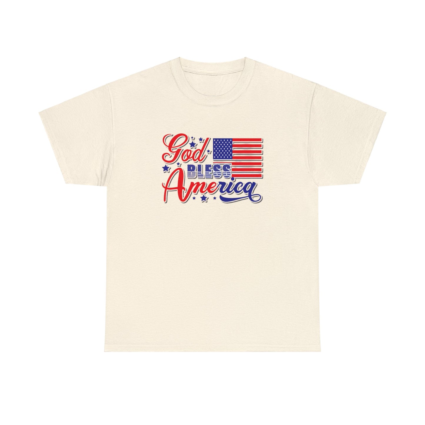 God bless America Heavy Cotton Tee shirt