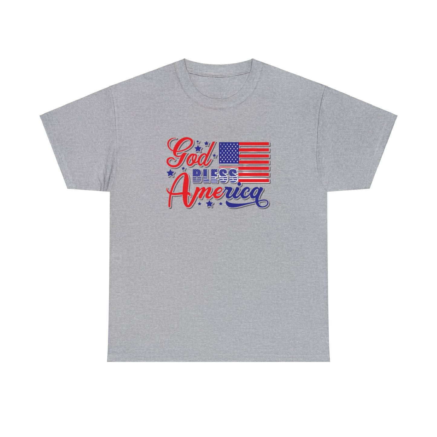 God bless America Heavy Cotton Tee shirt