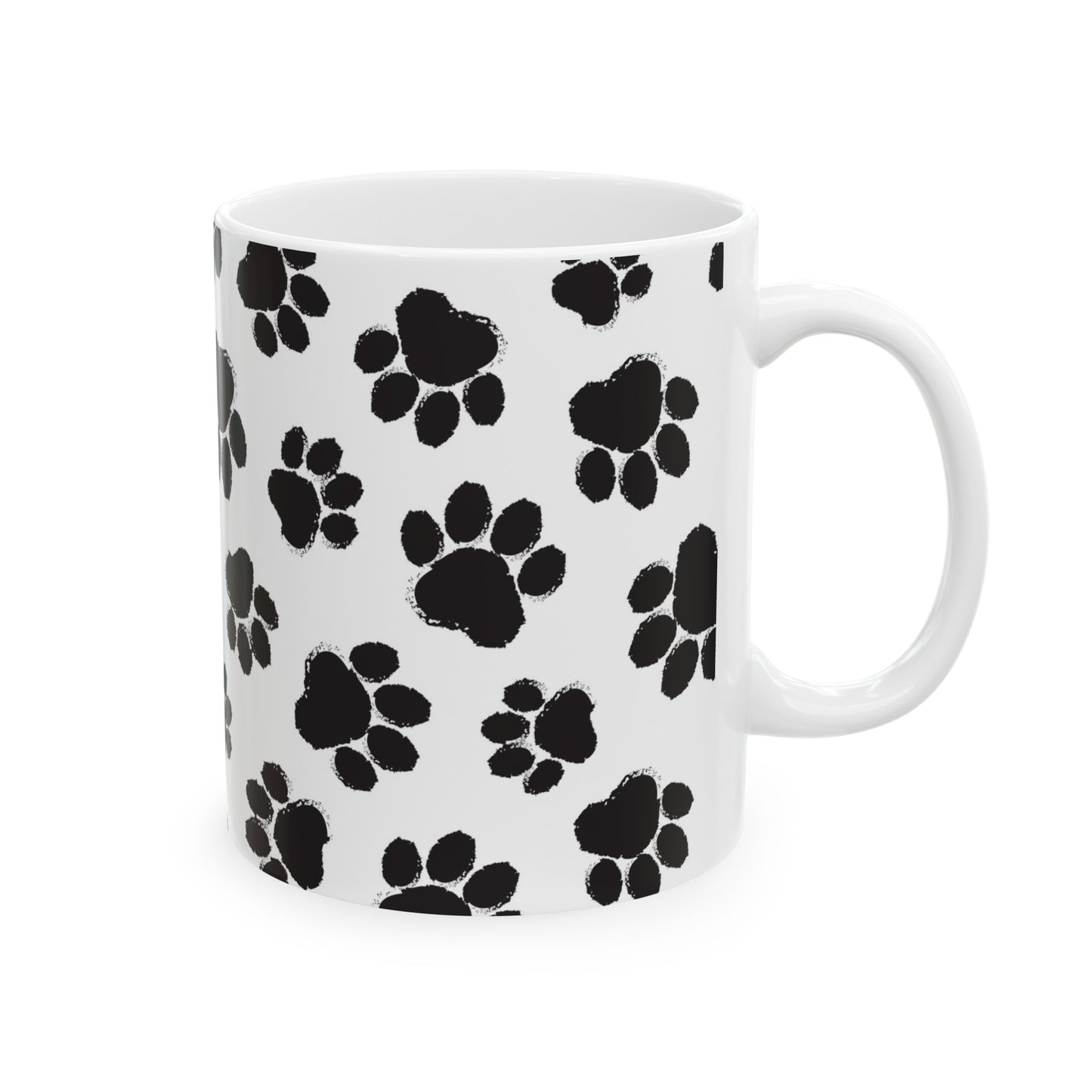 Dog paws coffee Ceramic Mug, (11oz,)