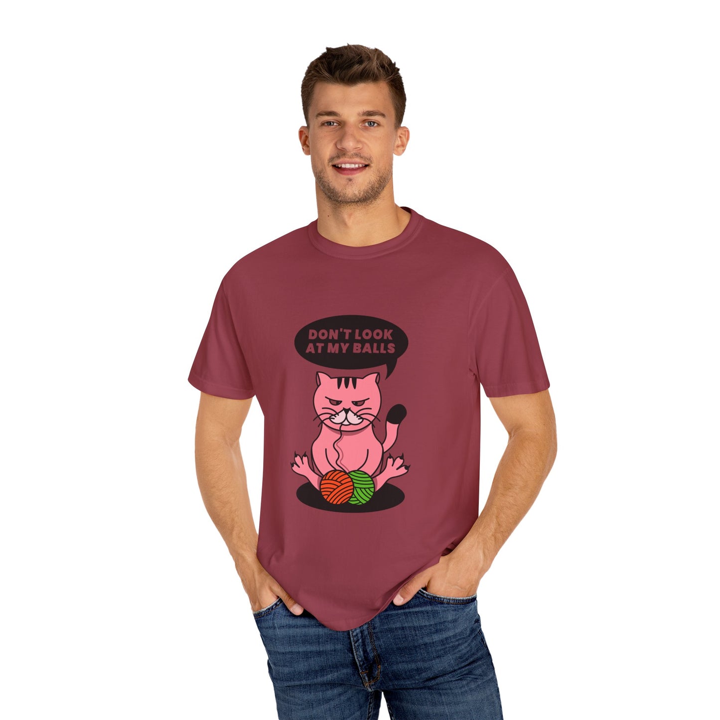 Playful Cat Graphic T-Shirt - Funny Unisex Tee