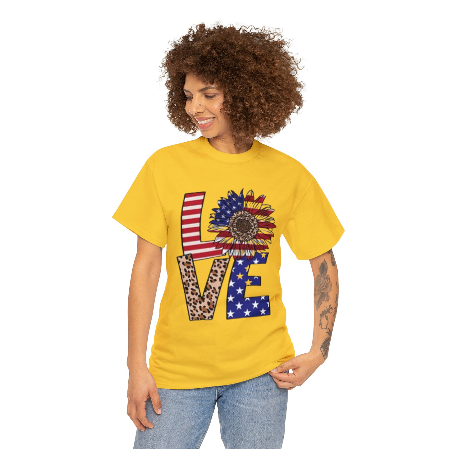 USA love- Heavy Cotton Tee