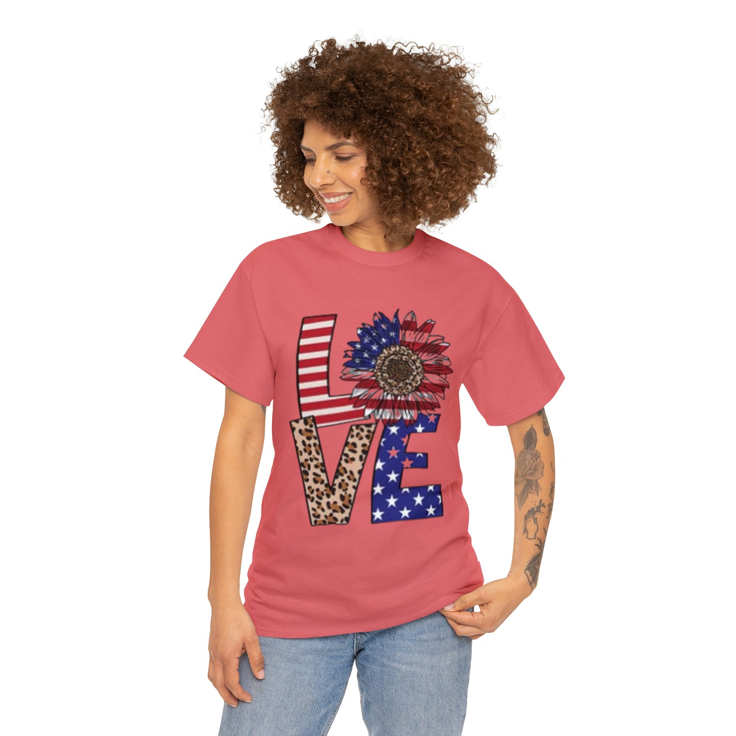 USA love- Heavy Cotton Tee