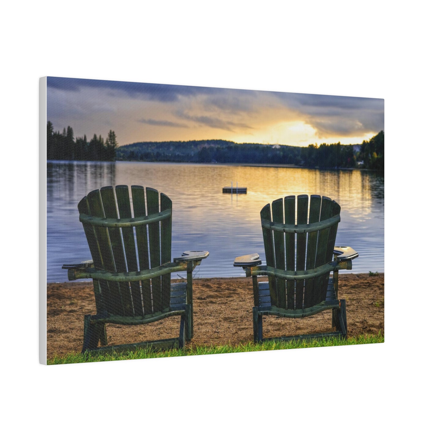 Adirondacks- beach- Matte Canvas, Stretched, 0.75"