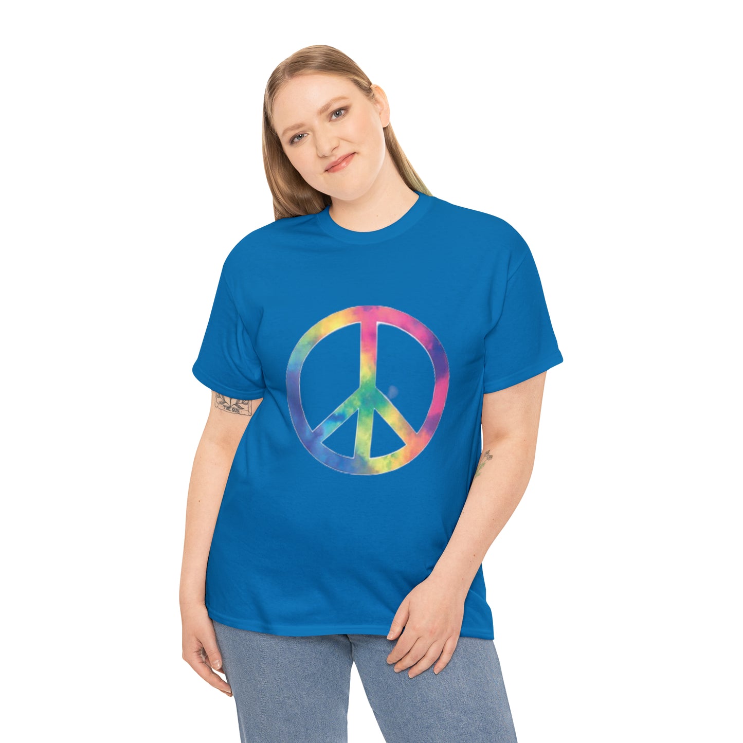 Peace- Unisex Heavy Cotton Tee